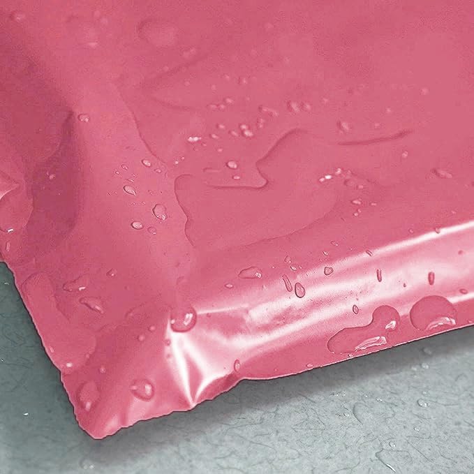 100-Pack 10x13 Inch Hot Pink Poly Mailer Envelopes - Waterproof Shipping Bags for Ecommerce, Clothing, Jewelry & Small Business Packaging
