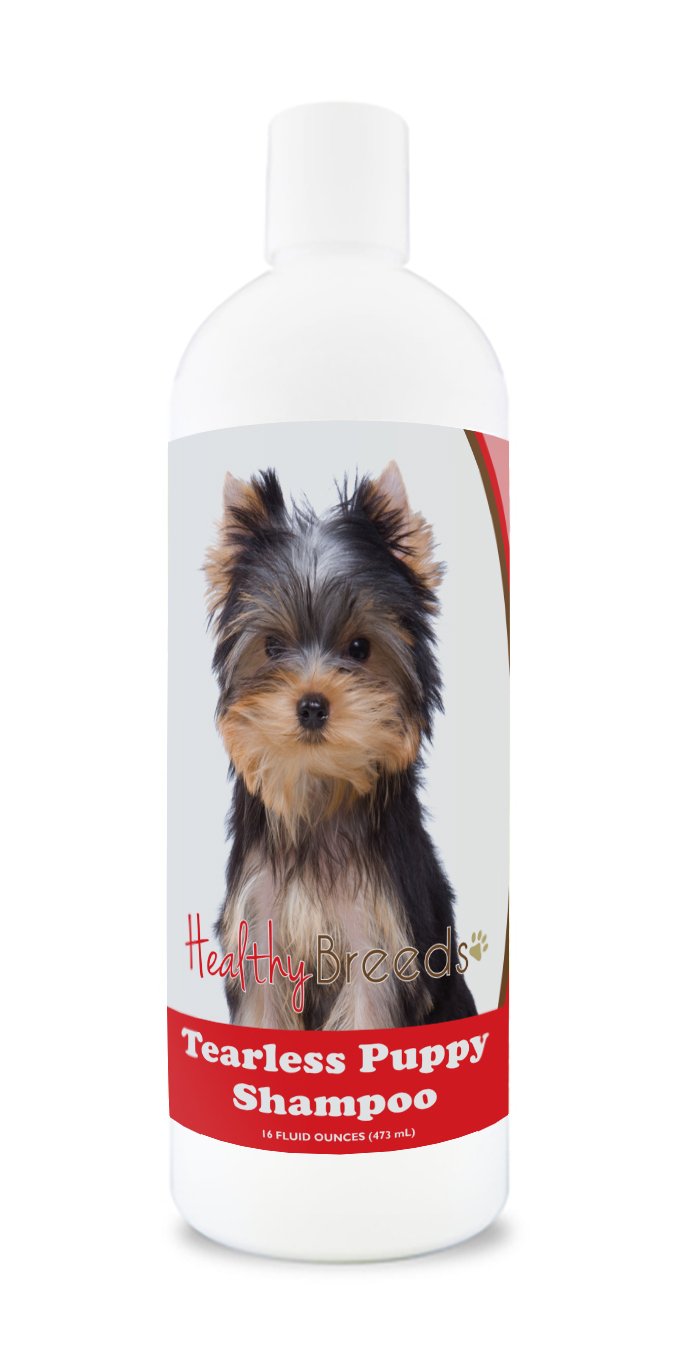 Healthy Breeds Tearless Puppy Shampoo for Yorkshire Terriers - Gentle Cleansing Formula, 16 oz - Perfect for Bath Time & Sensitive Skin Care