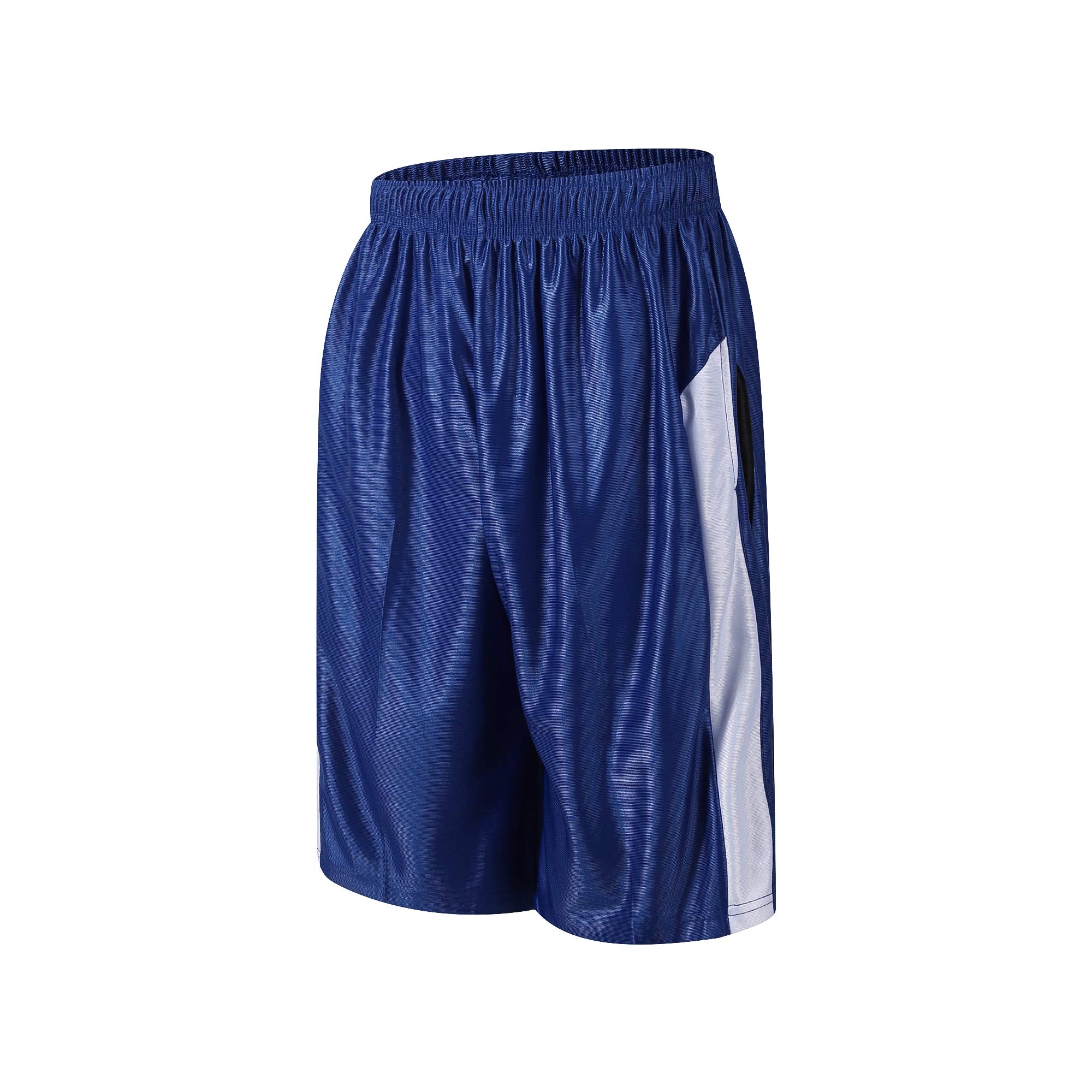 **Men's Basketball Shorts with Deep Pockets - Breathable Running & Gym Training Shorts with Drawstring - Perfect for Sports, Workouts & Casual Wear**
