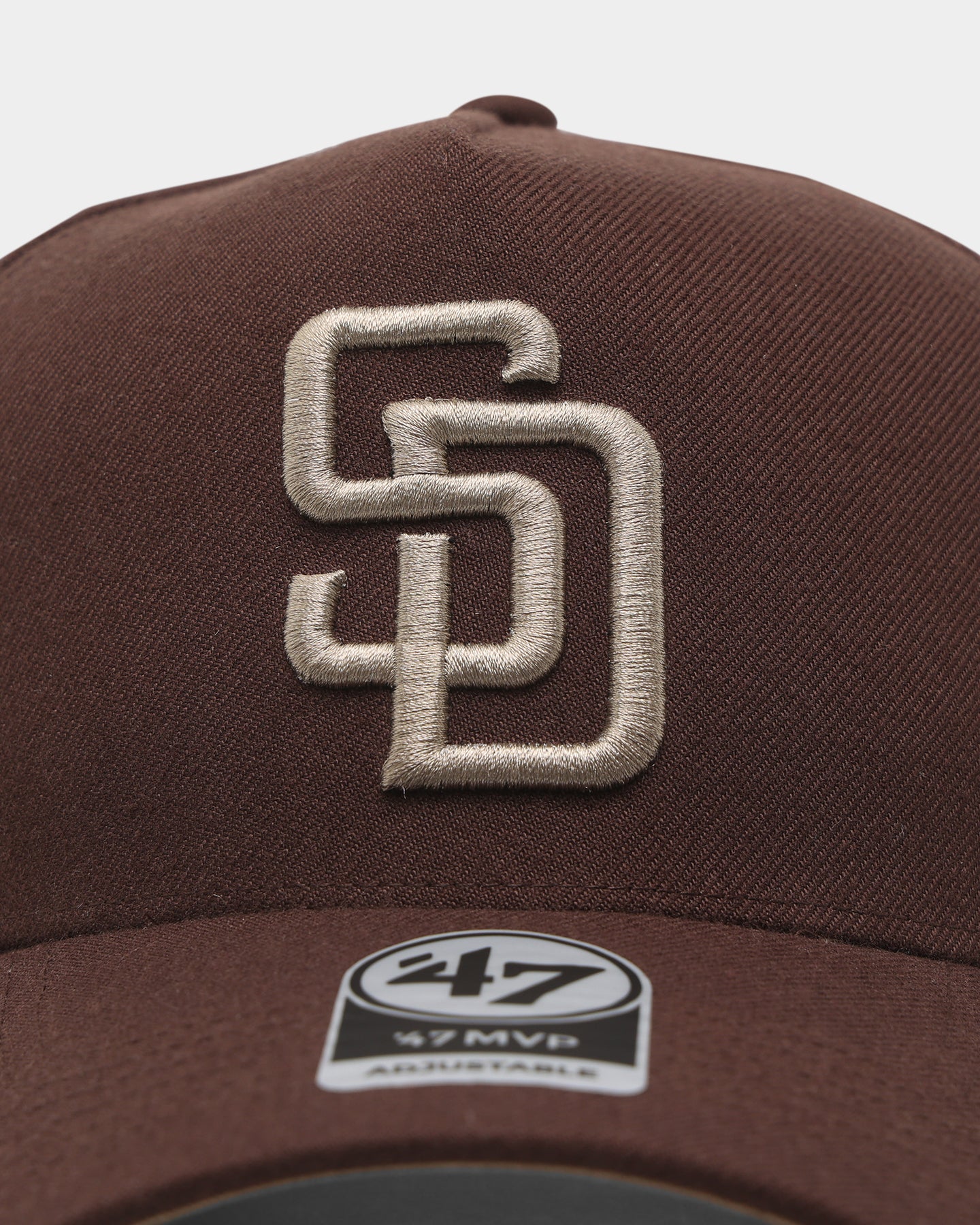 47 Brand San Diego Padres Replica 47 MVP DT Snapback Hat - Brown/Khaki Adjustable Baseball Cap for Men & Women - Perfect for Sports Fans, Casual Wear & Outdoor Activities