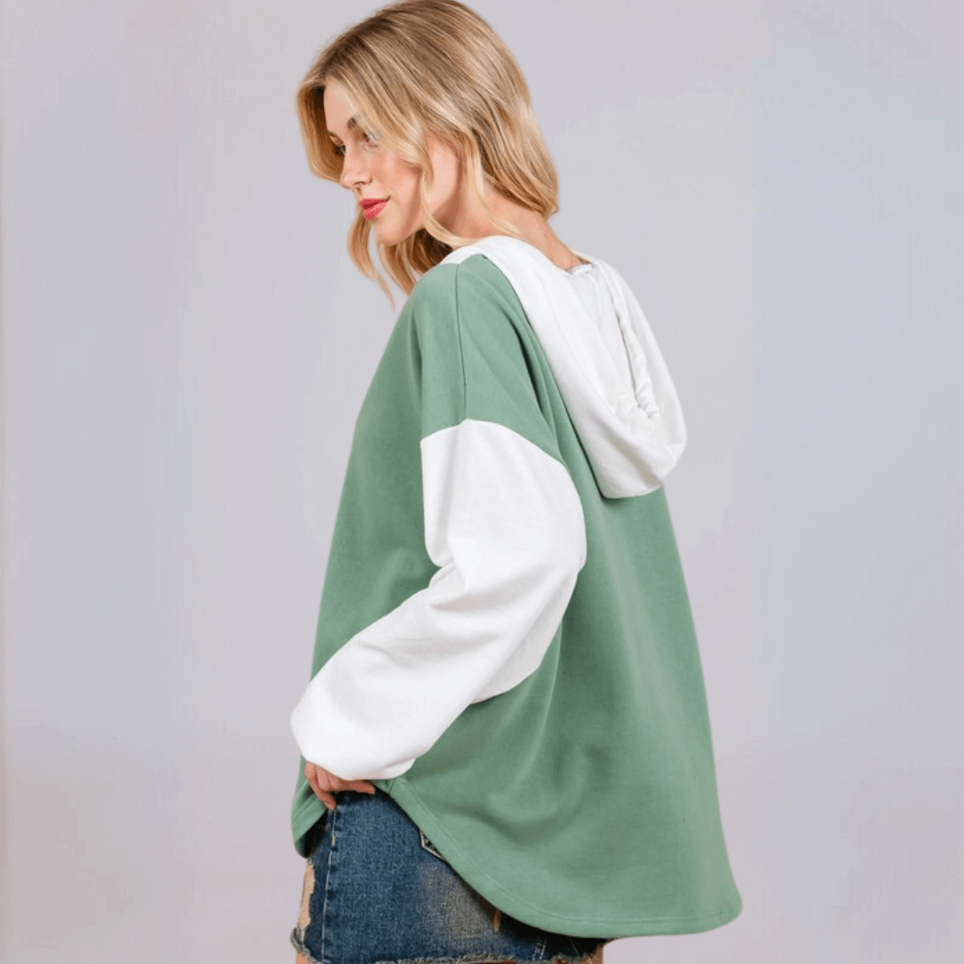 Stylish Color Block Hoodie for Men & Women | Made in USA | Perfect for Casual Wear, Gym & Outdoor Activities