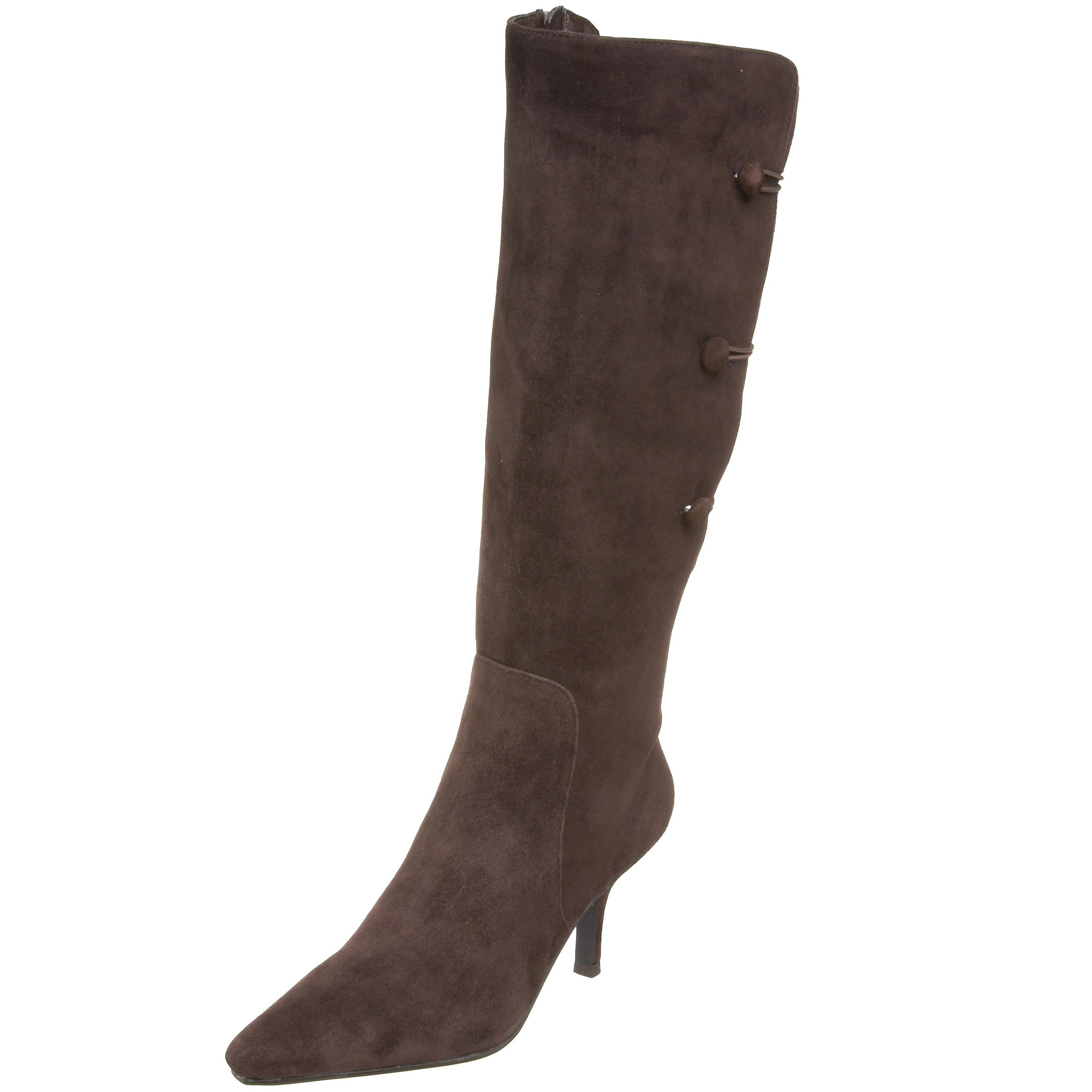 Sanzia Women's Callista Tall Button Boots - Stylish Knee-High Winter Boots for Women, Waterproof & Comfortable - Perfect for Snow, Hiking, and Cold Weather Fashion
