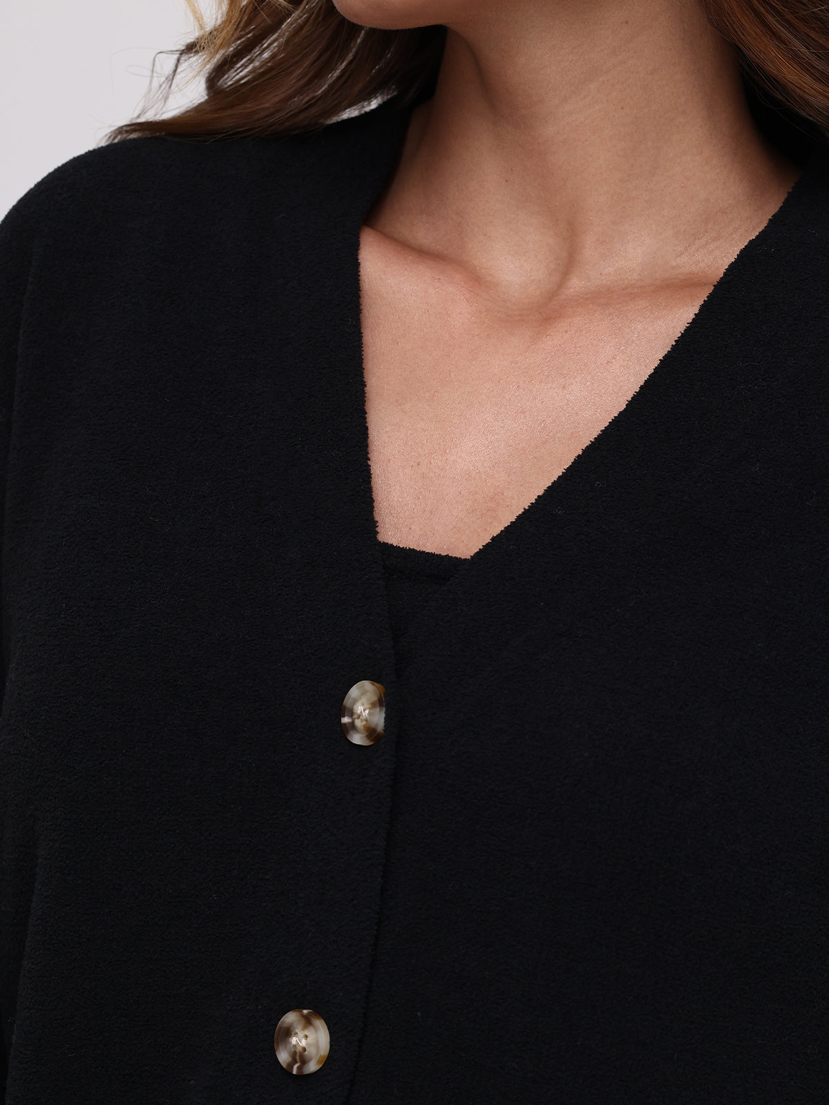 Riley Women's V-Neck Cardigan Sweater - Soft Knit Long Sleeve Open Front Wrap for Fall & Winter | Perfect for Office, Date Night & Casual Outfits