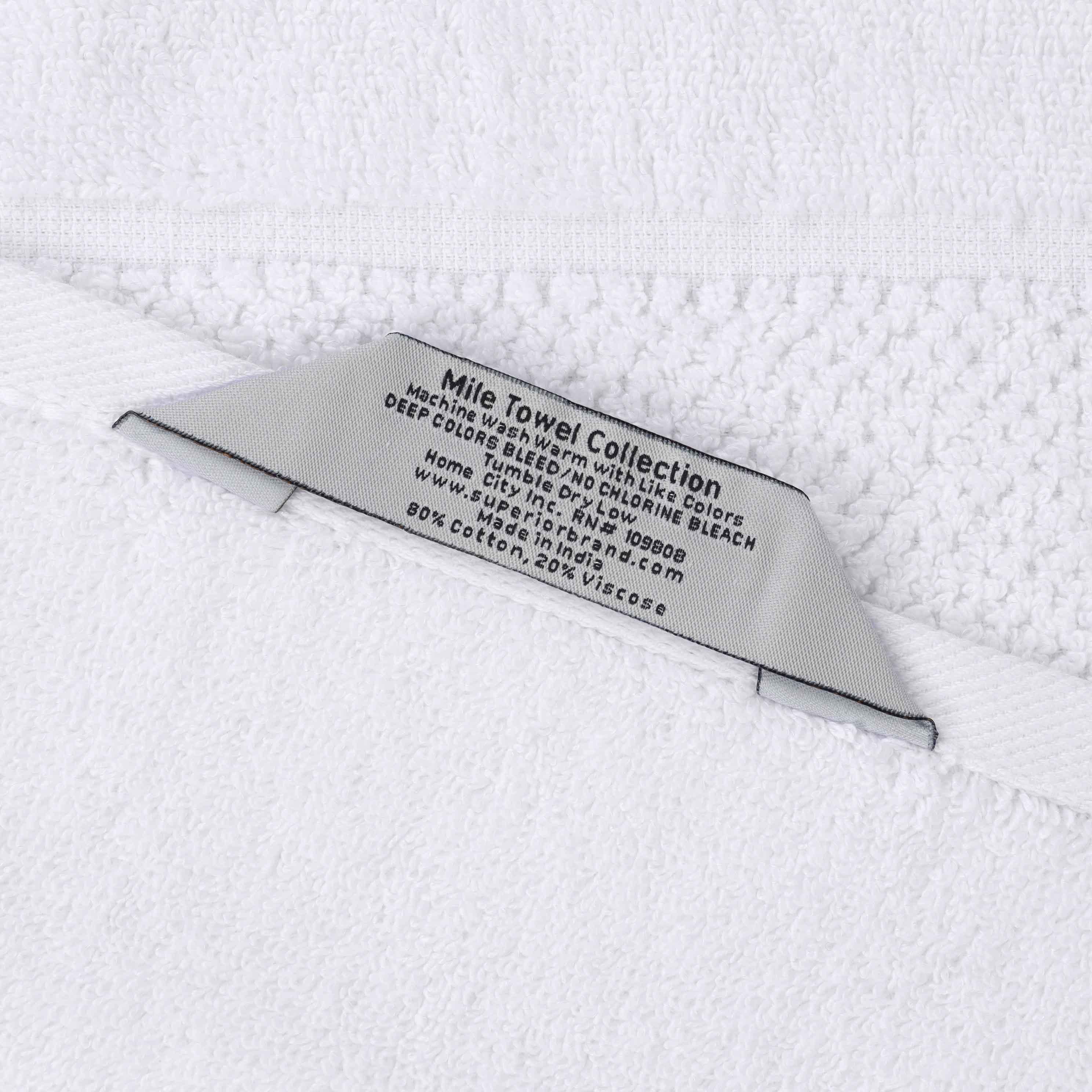 Premium Mile Smart Twist Cotton Bath Towels Set of 2 - Ultra Soft, Absorbent & Quick-Drying Luxury Bath Sheets with Broad Border - Perfect for Spa, Hotel & Home Bathroom Use