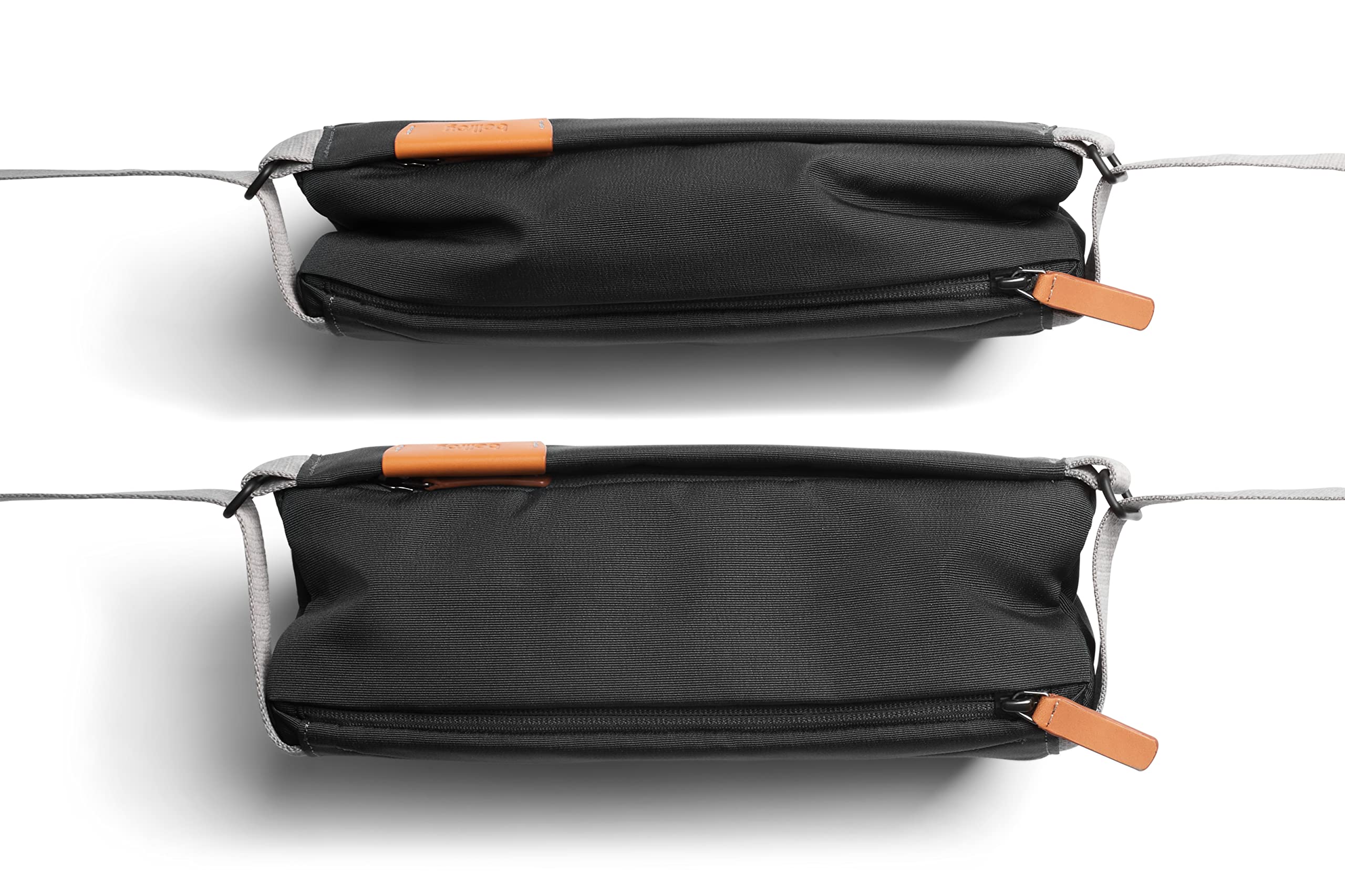 Bellroy Mini Sling Slim Shoulder Bag for Men & Women - Lightweight Water-Resistant Crossbody Bag with Multiple Organization Pockets - Perfect for Travel, Hiking & Everyday Use - Slate Color