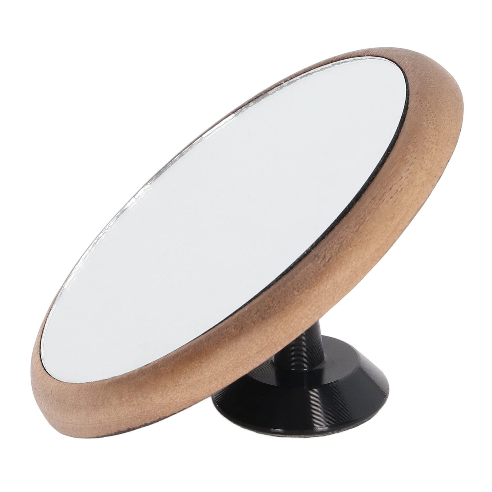 Premium Walnut & Aluminum Coffee Mirror for Bottomless Portafilter - Adjustable Magnetic Flow Rate Observation Tool | Perfect for Espresso Machine Baristas & Home Brewing Enthusiasts
