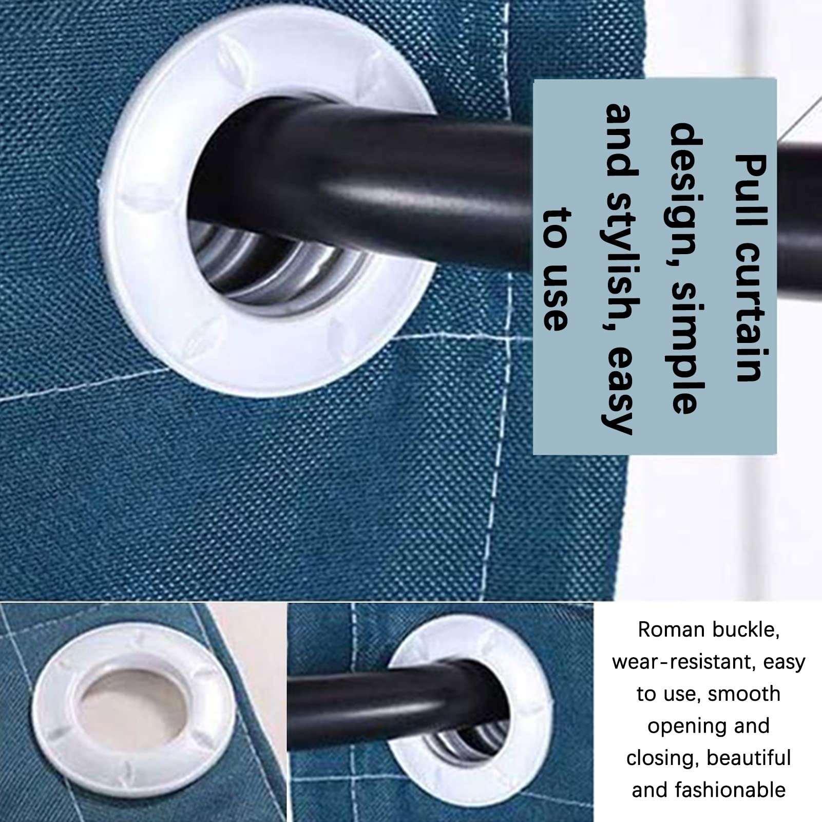Wall-Mounted F-Shaped Clothing Store Fitting Room - Portable Privacy Changing Room with Blackout Curtains Kit for Retail Stores, Shopping Malls & Offices | Perfect for Dressing Rooms, Locker Rooms & Outdoor Events