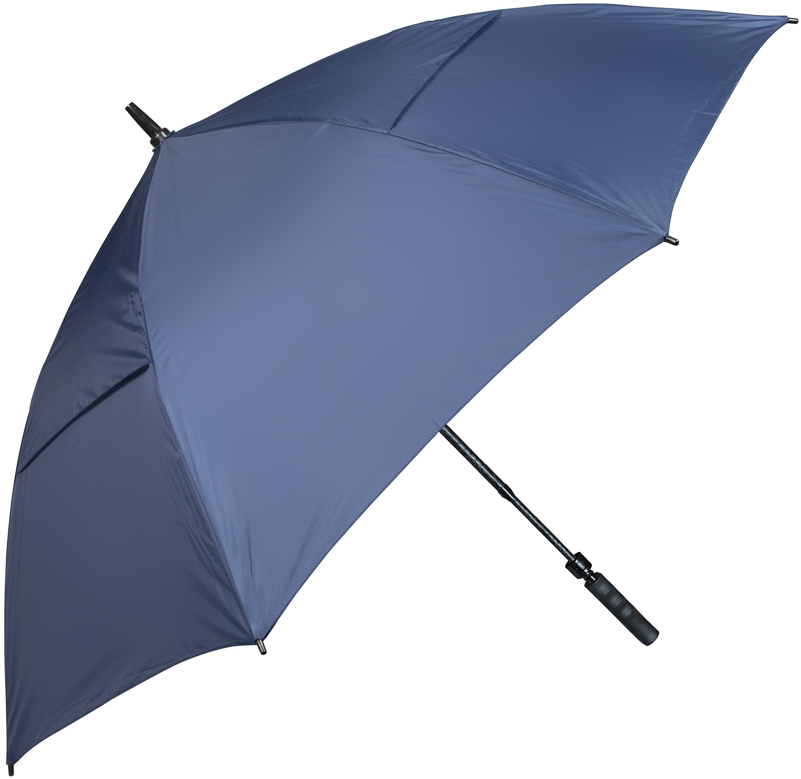 Haas Jordan 8303T Automatic Open Golf Umbrella - 62 Inch Windproof Vented Canopy, Navy Blue - Perfect for Golfing, Outdoor Events & Rainy Day Protection
