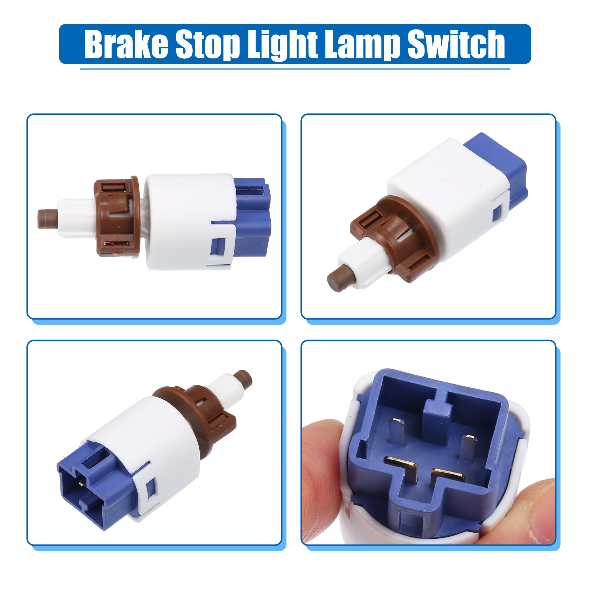 X AUTOHAUX Brake Light Switch Replacement for Toyota 4Runner 2003-2013 & Avalon 2005-2012 - Compatible with Part Numbers 84340-69015 & 84340-09020 - Easy Installation for Improved Safety & Night Driving