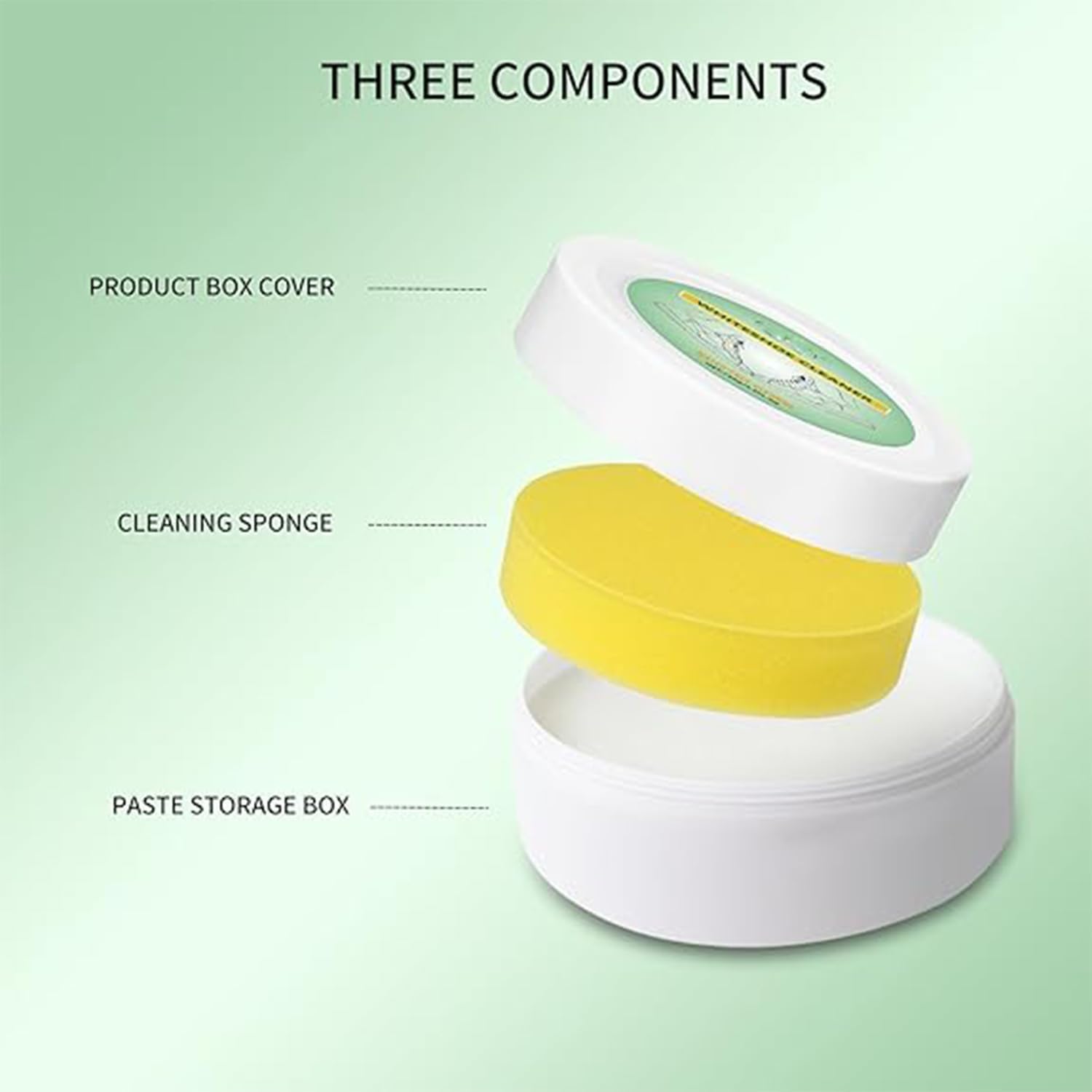 Rozino White Shoe Cleaner Kit (2pcs) - Waterless Cleaning for Sneakers & Sports Shoes