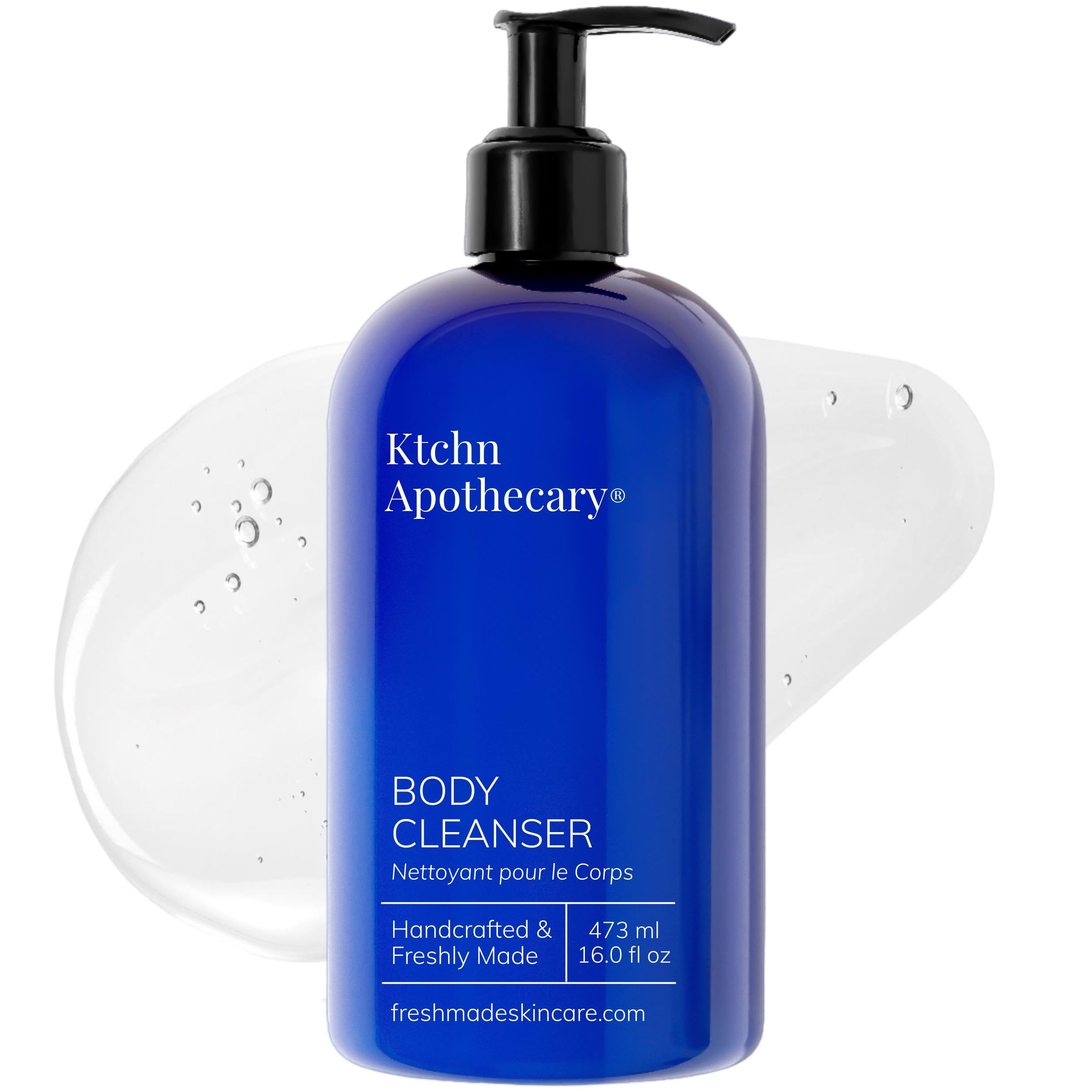 Natural Body Wash for Sensitive Skin - Sulfate-Free, Hydrating & Gentle Shower Gel | Deep Cleansing Foam Lather for Men & Women | Handcrafted in Small Batches | Perfect for Daily Use & Dry Skin Care