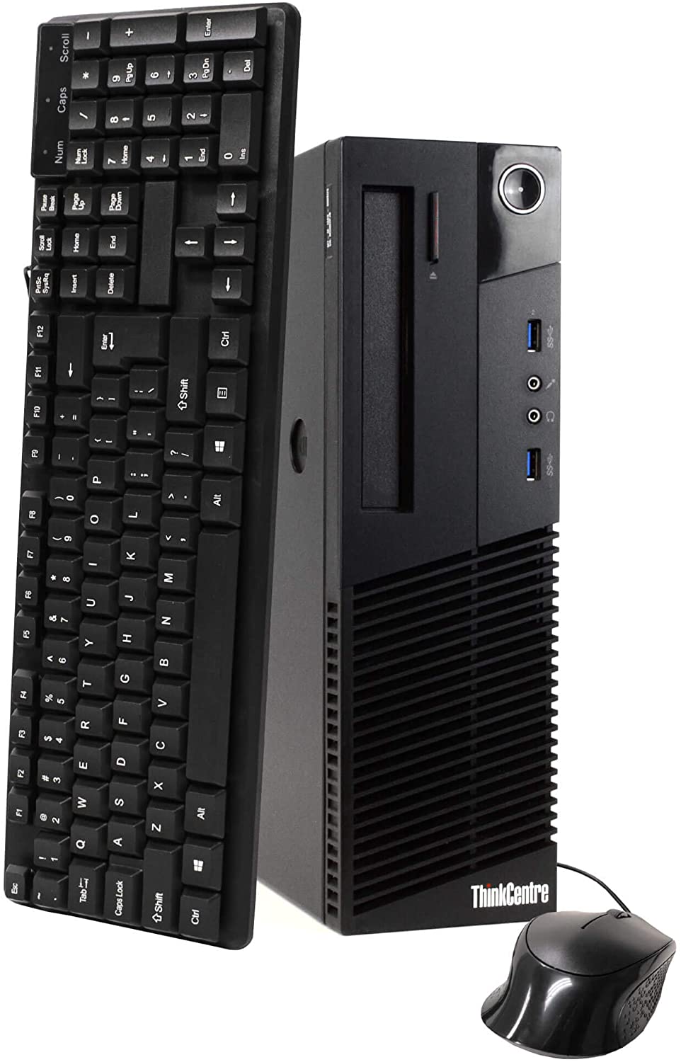 Lenovo ThinkCentre M93P SFF Desktop Computer - Intel Core i5-4570 Quad-Core 3.6GHz, 16GB RAM, 256GB SSD, WiFi, Windows 10 Pro - Compact Business PC for Office, Home & Remote Work