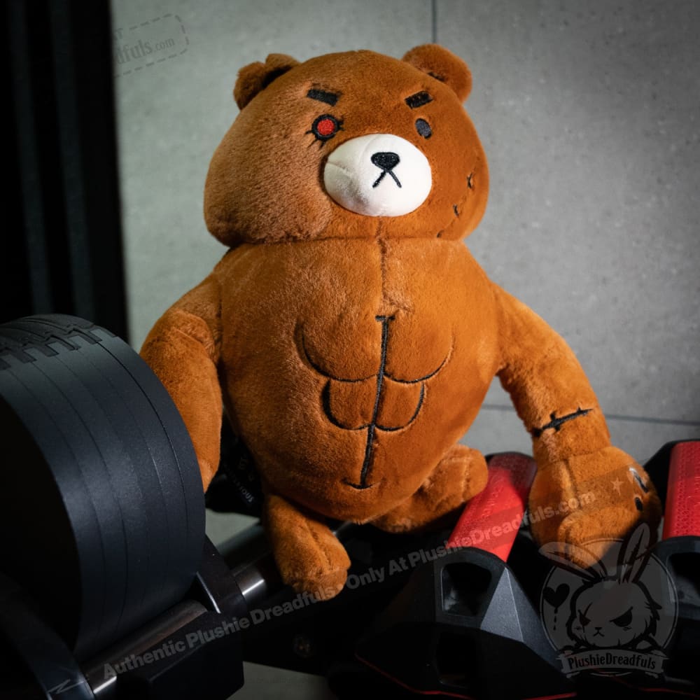 Plushie Dreadfuls Bearfisted Ripped Bear Stuffed Animal Toy - Cute Huggable Plush for Kids, Gift for Bear Lovers, Perfect for Bedroom Decor & Comfort