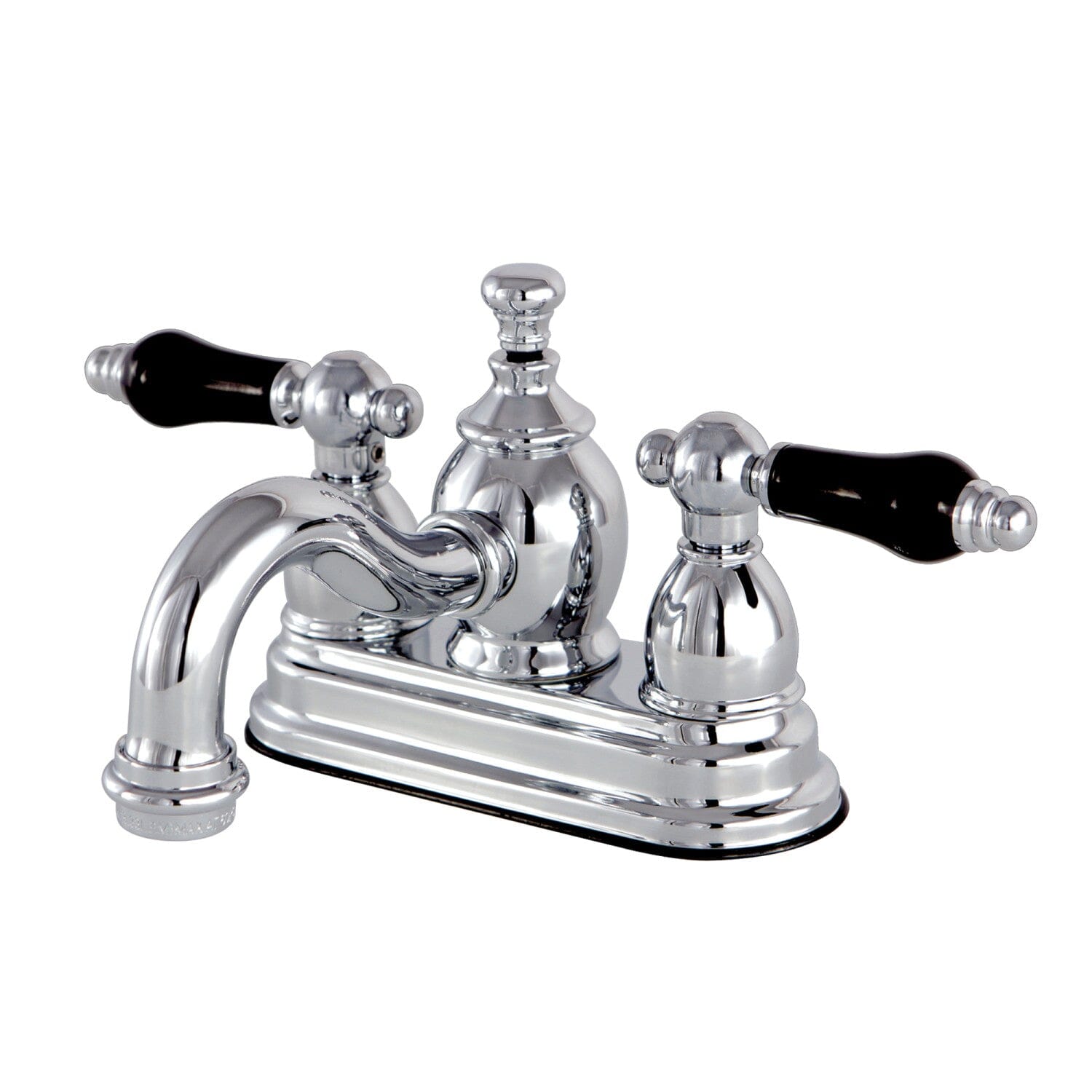 Duchess Double Handle 3-Hole Deck Mount 4-Inch Centerset Bathroom Faucet with Brass Pop-Up Drain - Perfect for Modern Bathroom Vanities and Powder Rooms