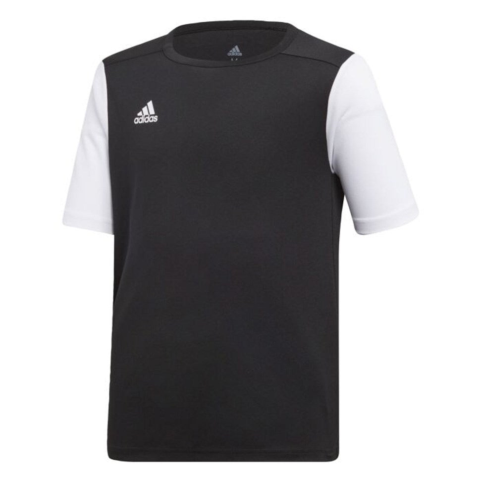 Adidas Youth Estro 19 Soccer Jersey - Black & White - Breathable Performance Shirt for Teen Players - Perfect for Training, Matches & Fan Wear
