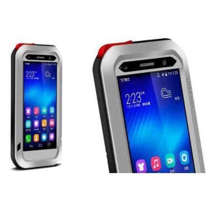 Waterproof Aluminum Phone Case for Xiaomi Mi Mix 2S - Full Body Protective Cover with Silicone Bumper | Shockproof & Durable Design for Outdoor, Sports & Daily Use (Style 1)