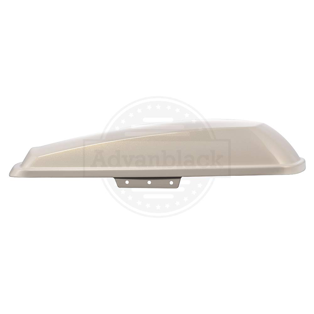 Harley Davidson Touring Street Glide Hard Saddlebag Lids - Gold Morocco Pearl Finish - Compatible with 2014-2022 Models - Durable Replacement Covers for Motorcycle Storage & Protection
