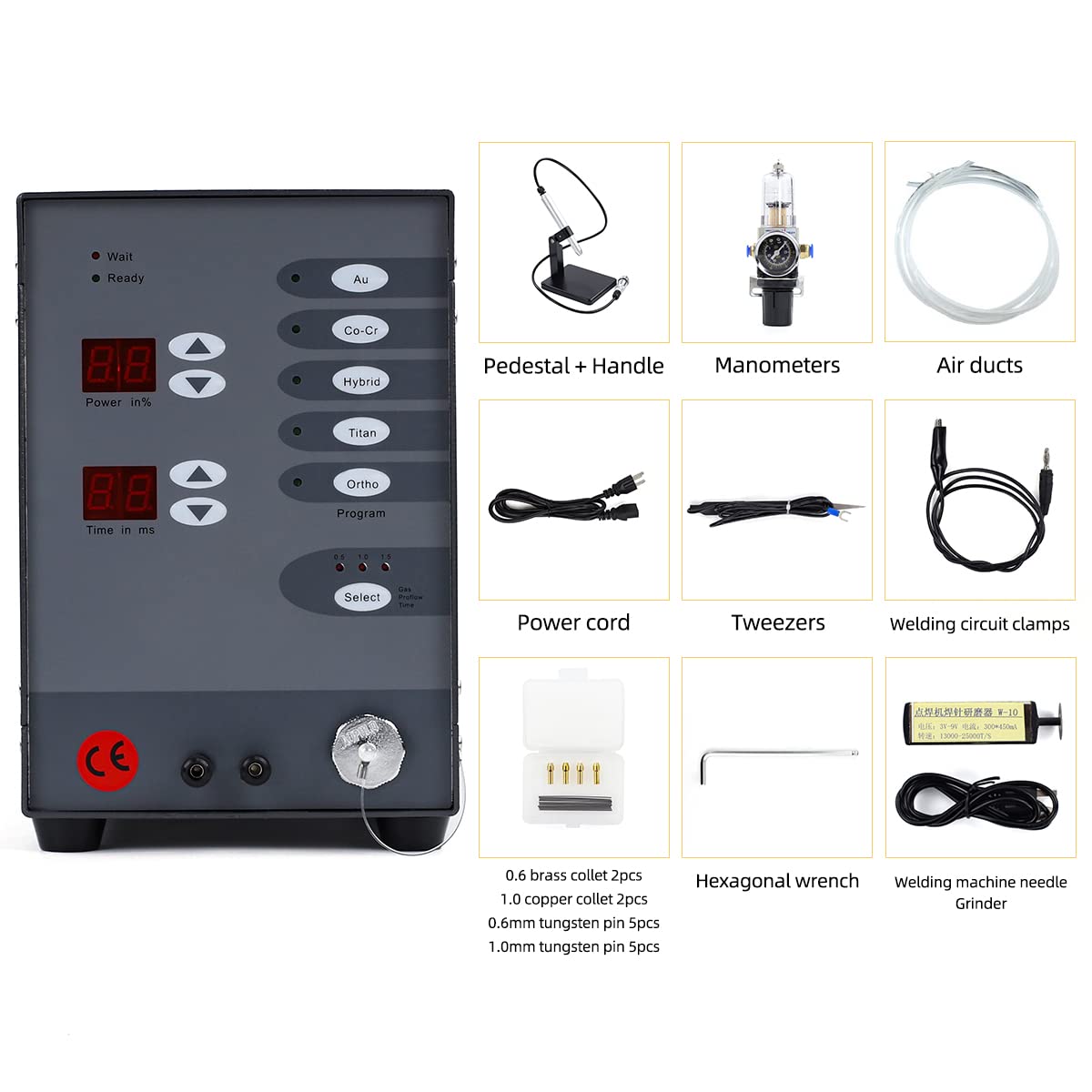 110V 60Hz Jewelry Spot Welding Machine - Automatic Pulse Argon Arc Welder for Gold, Silver & Metal DIY Jewelry Repair - Perfect for Home Workshops, Jewelry Making & Hardware Workpiece Welding