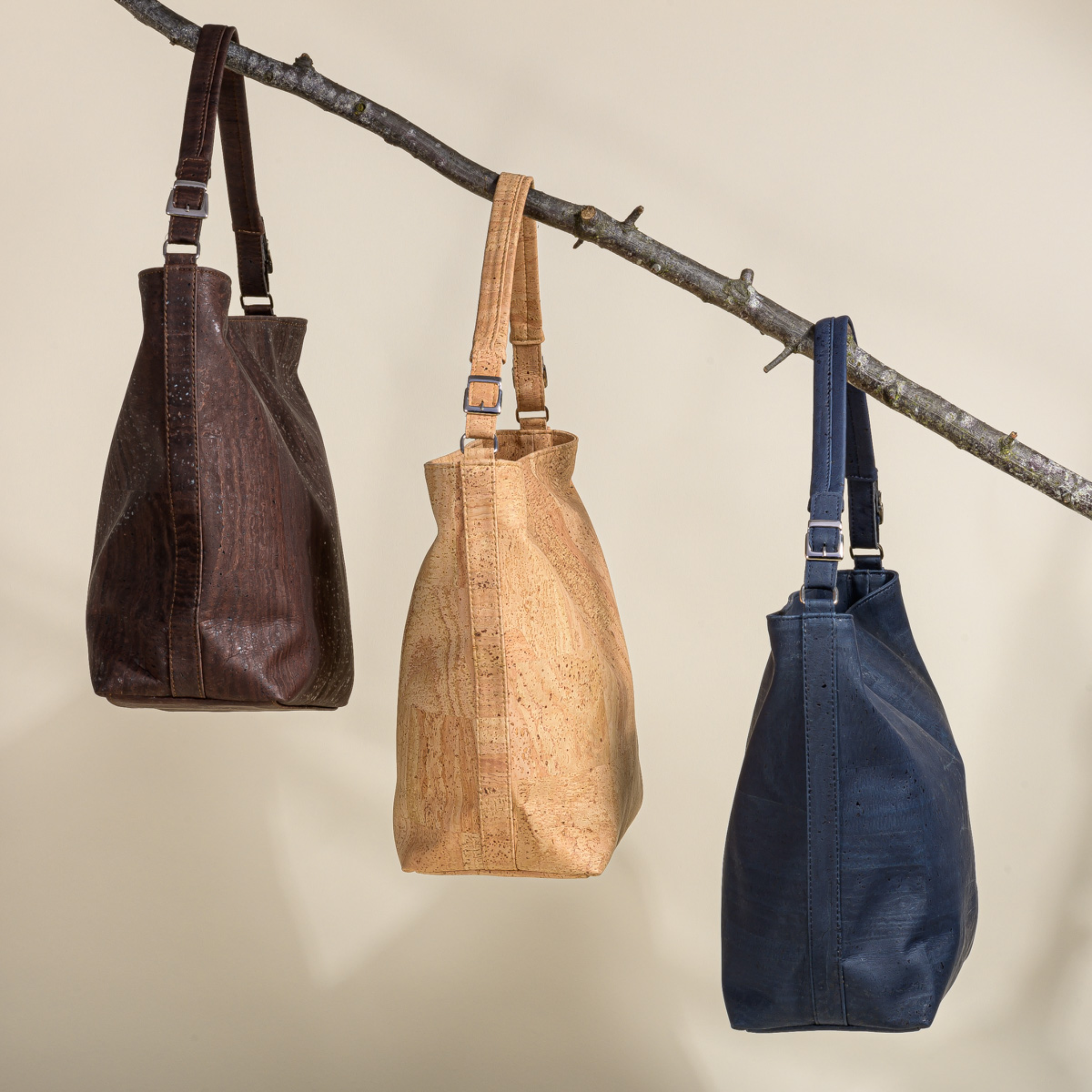 Stylish Spacious Cork Shoulder Bag for Women - Laptop Friendly Work Tote - Perfect for Office, Travel & Daily Commute