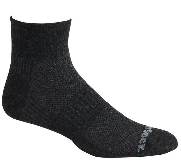 Wrightsock Winter Run Anti Blister Quarter Socks - Moisture Wicking & Blister Prevention for Cold Weather Running, Hiking & Outdoor Sports