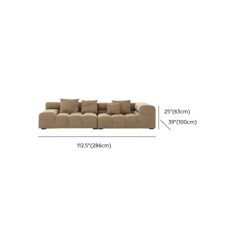 6-Person L-Shaped Reclining Sofa with Right Chaise - Perfect for Living Room, Home Theater & Family Gatherings