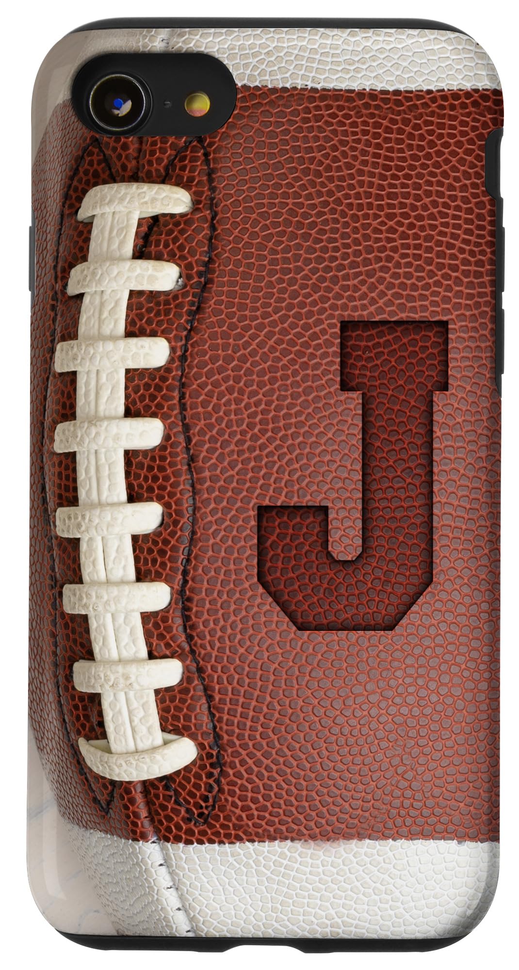iPhone SE (2020)/7/8 Football Player Name Custom Case - Personalized Letter J Design for Soccer Fans | Perfect Sports Gift for Players & Supporters