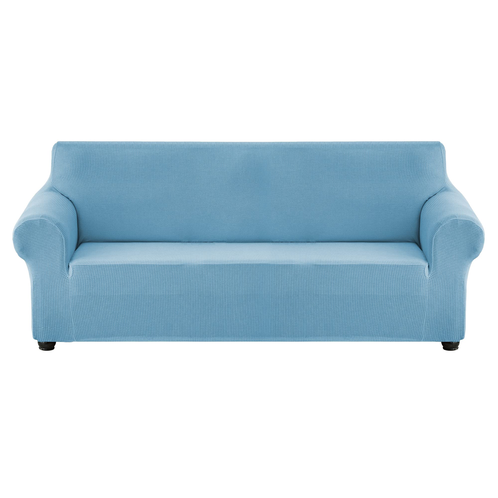 Stretch Sofa Slipcover Waterproof Couch Cover - Soft Elastic Furniture Protector for Pets & Kids - Light Blue XL - Perfect for Living Room, Family Room & Pet-Friendly Homes