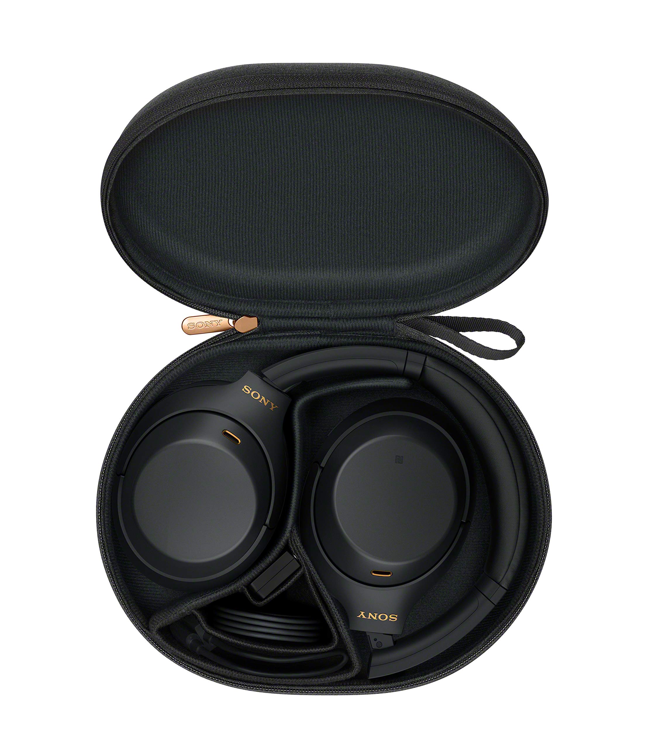 Sony WH-1000XM4 Wireless Bluetooth Noise Cancelling Headphones with Microphone, Alexa Voice Control & 30-Hour Battery - Perfect for Travel, Work & Music Lovers (Black)