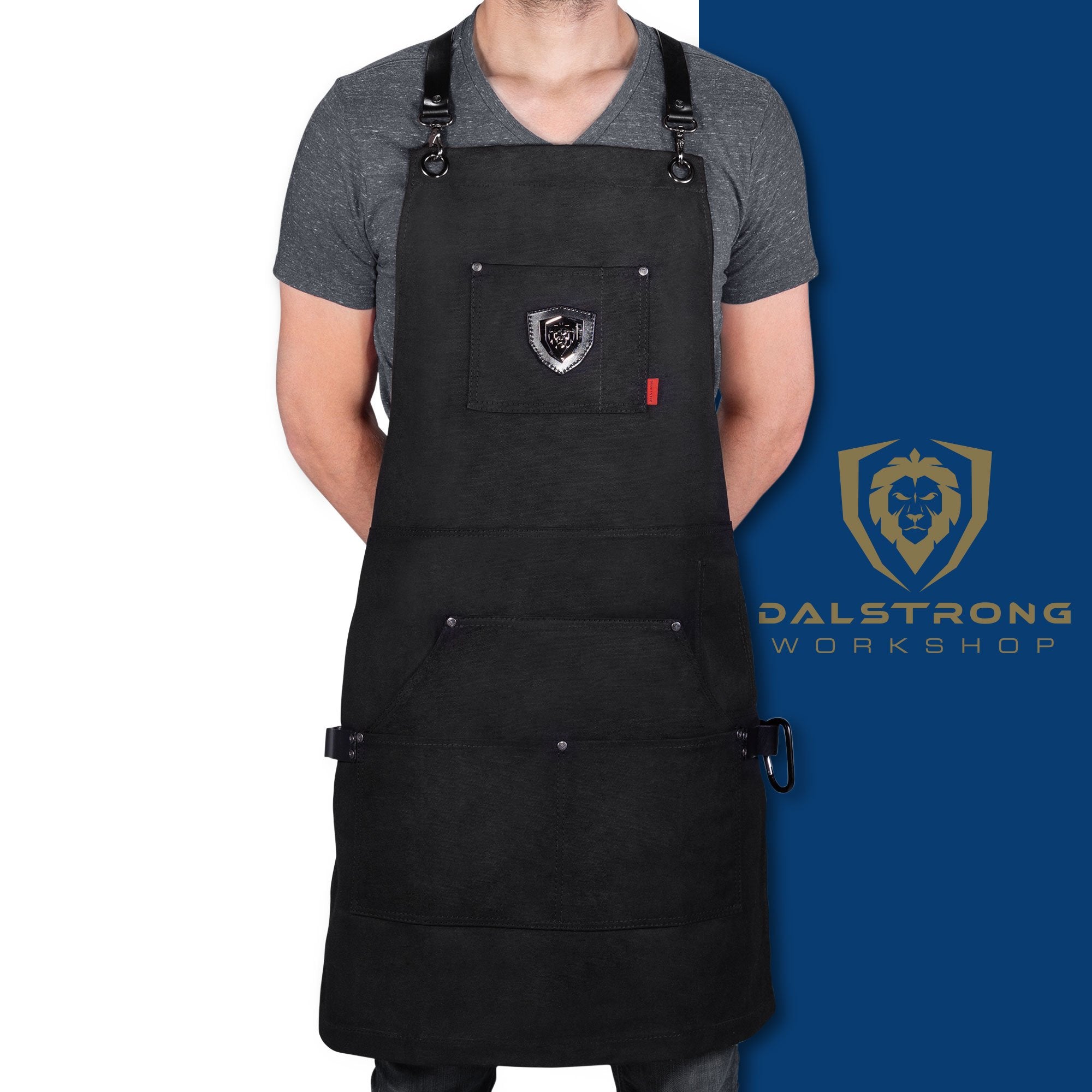 Dalstrong Professional Chef's Kitchen Apron - High Quality Cooking Bib for Sous Chefs & Home Cooks - Perfect for Grilling, Baking & Food Prep in Restaurants or Home Kitchens