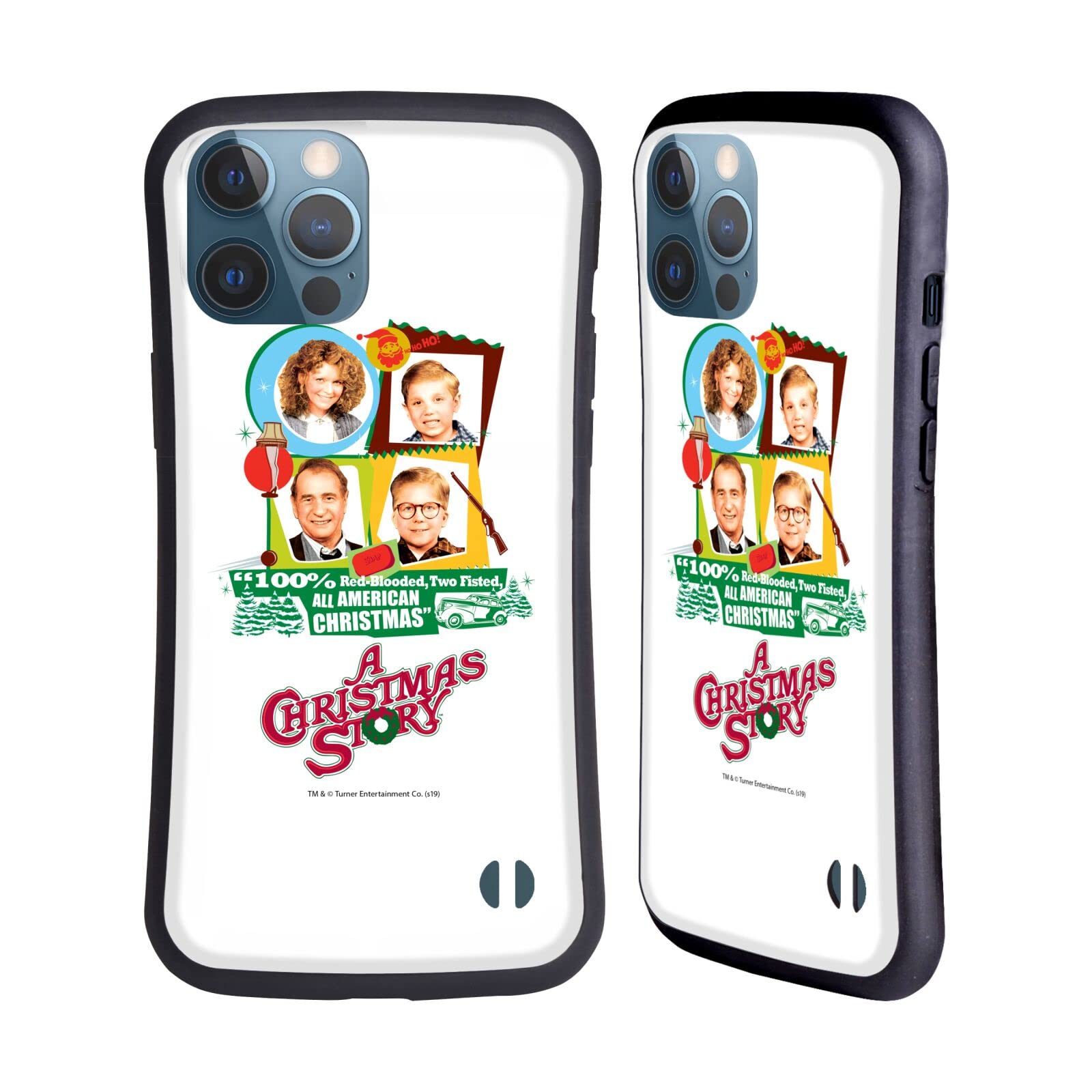 Officially Licensed A Christmas Story Family Graphics Hybrid Case for Apple iPhone 13 Pro Max - Durable Protective Phone Cover for Holidays, Gifts & Everyday Use