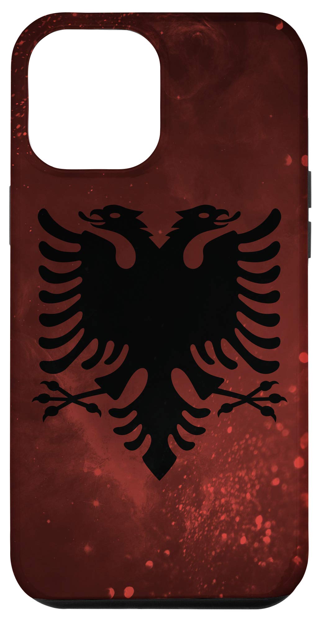iPhone 12 Pro Max Case with Albania Flag Design - Premium Albanian Pride Phone Cover for iPhone 12 Pro Max - Perfect for Travel, National Events & Showing Patriotism