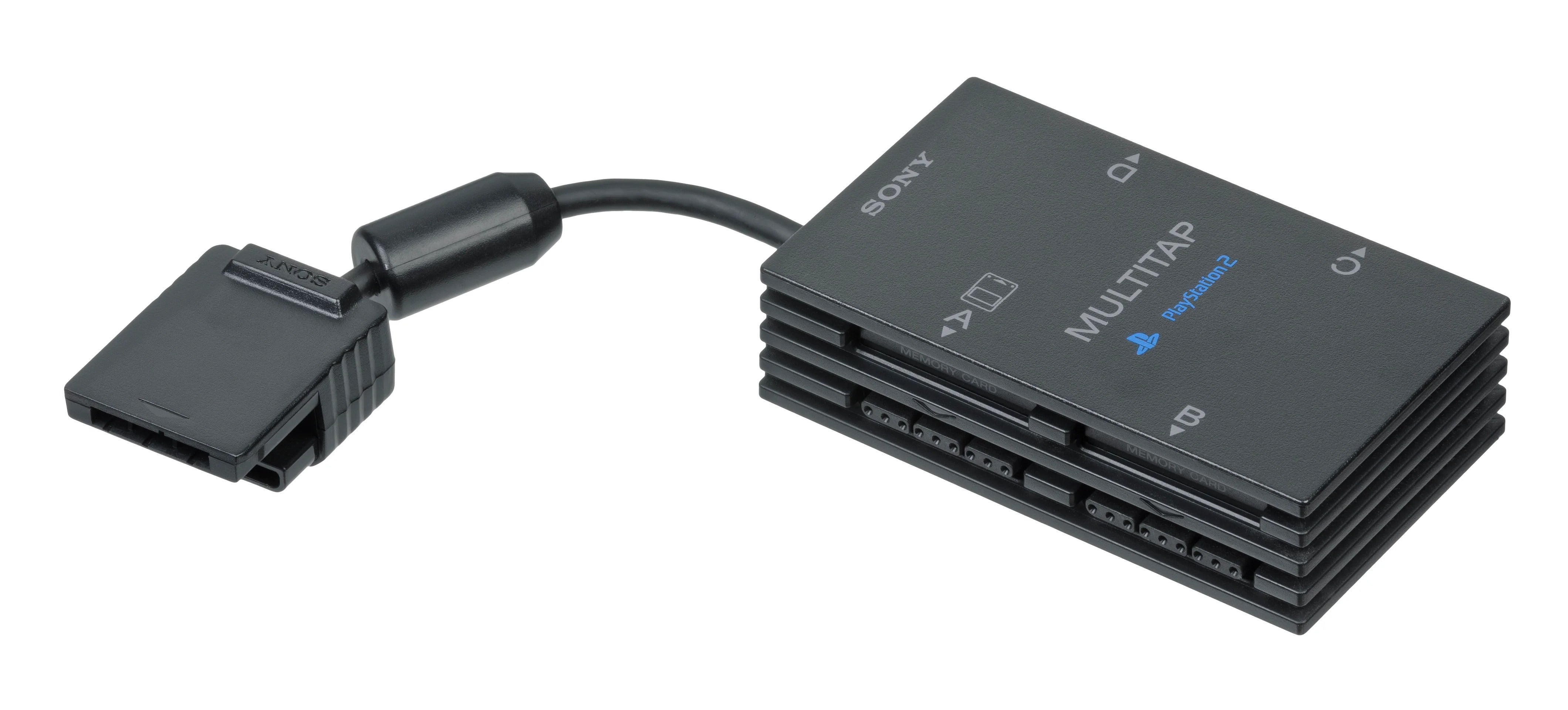 Original PlayStation 2 Multitap Adapter for PS2 Fat Console - 4 Player Multiplayer Gaming Accessory for Classic PS2 Games - Perfect for Family Game Nights & Retro Gaming Parties