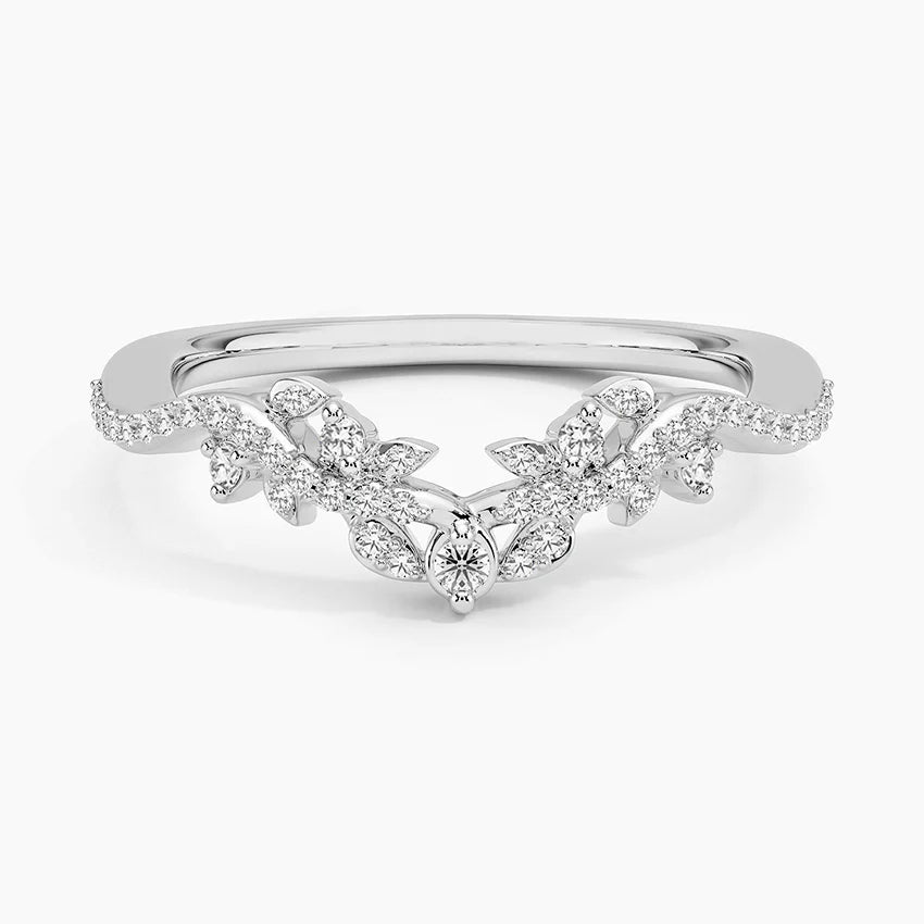 Luxe Veranda Wedding Band Ring LR75 - Elegant & Timeless 14K Gold Bridal Ring for Women - Perfect for Engagement, Anniversary & Special Occasions
