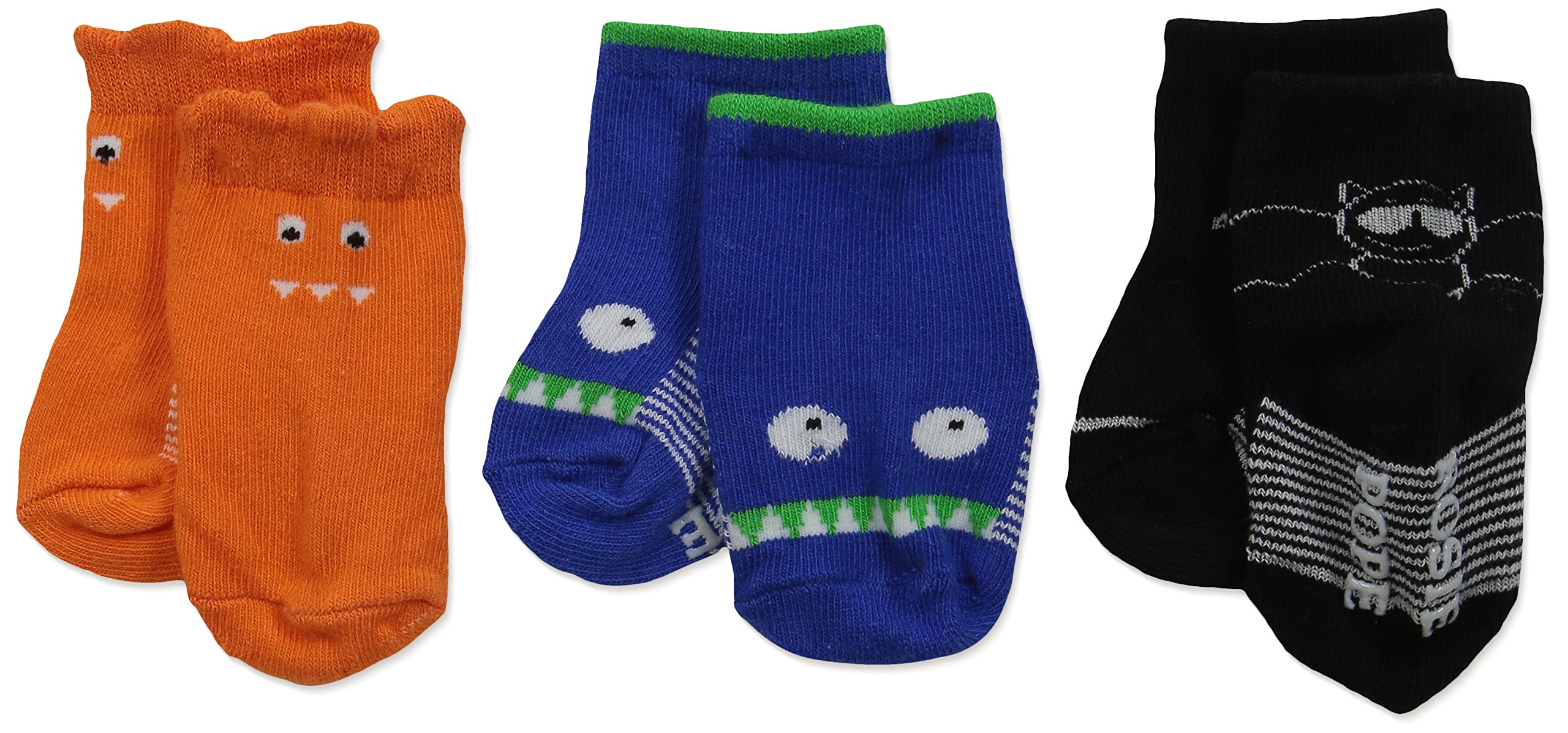 Rosie Pope Baby Boys 3pk Crew Socks - Soft & Comfortable for Daily Wear