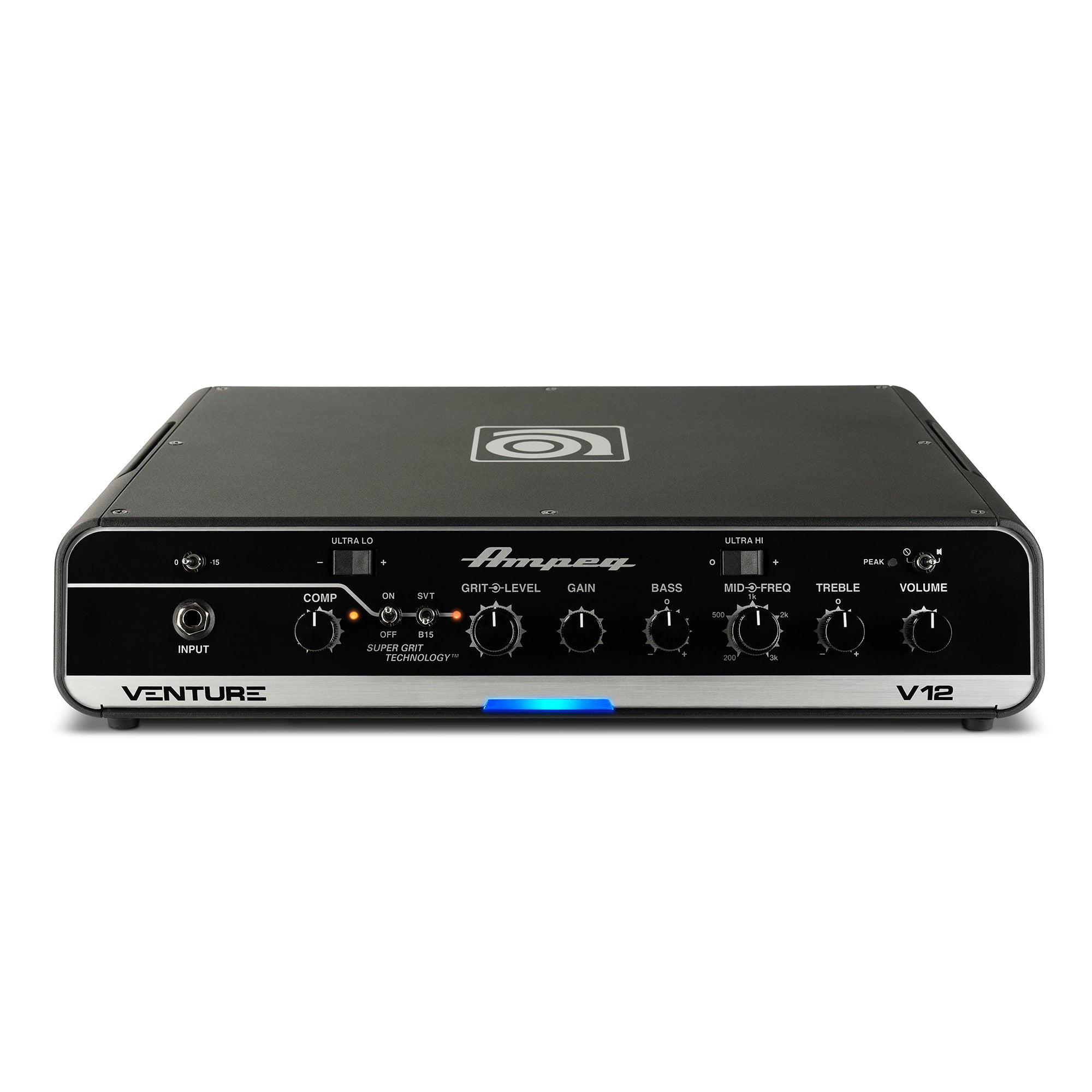 Ampeg Venture V12 1200W Professional Bass Amplifier Head - Powerful Bass Amp for Live Performances & Studio Recording