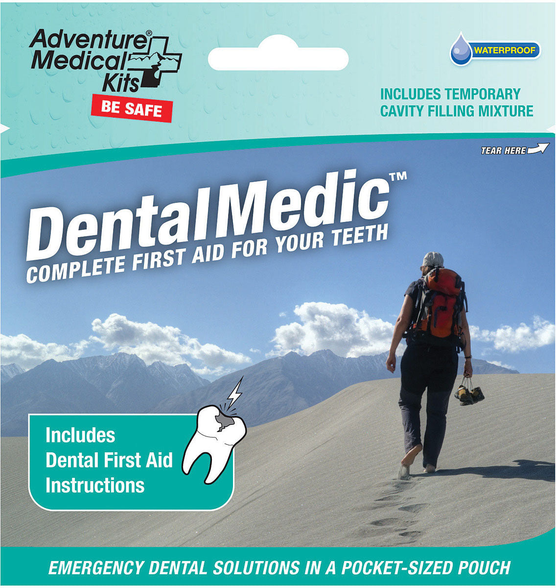 Adventure Medical Dental Medic Kit - Emergency Tooth Repair & First Aid for Camping, Hiking & Travel - Essential Dental Care for Outdoor Adventures