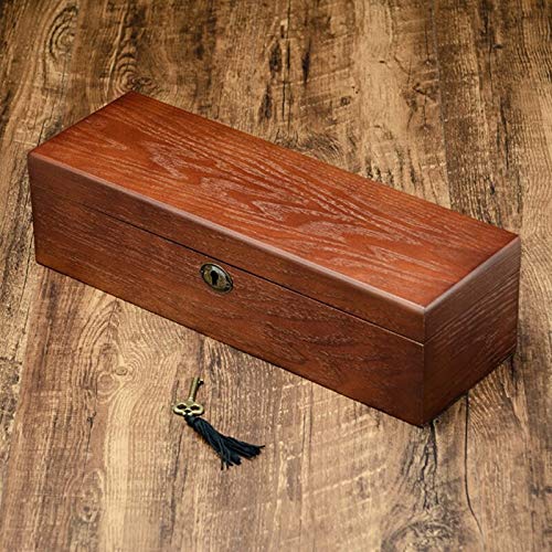 Luxury Wooden Watch Box with Jewelry Organizer - Premium Watch Holder & Storage Case for Men & Women - Perfect for Displaying and Protecting Watches, Rings, and Bracelets at Home or Office