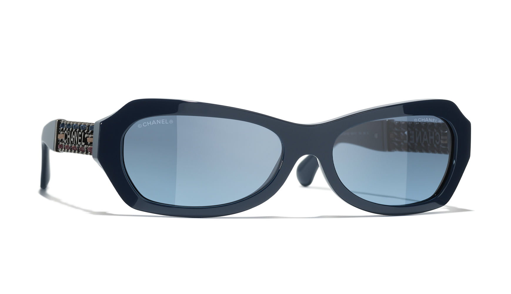 Chanel 5537Q Women's Luxury Sunglasses - UV Protection, Classic Design for Fashion & Outdoor Activities
