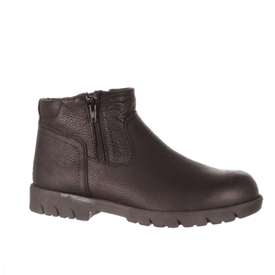 Men's John Leather Twin Zip Boots - Waterproof & Comfortable Ankle Boots for Outdoor Hiking, Motorcycle Riding & Winter Fashion