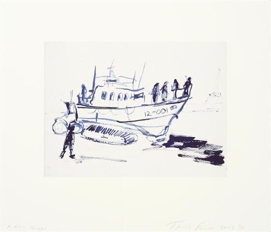 TRACEY EMIN RNLI 12-001 Art Print - Limited Edition Coastal Rescue Inspired Wall Decor for Home & Office | Perfect for Beach Houses, Nautical Themed Rooms & Art Collectors