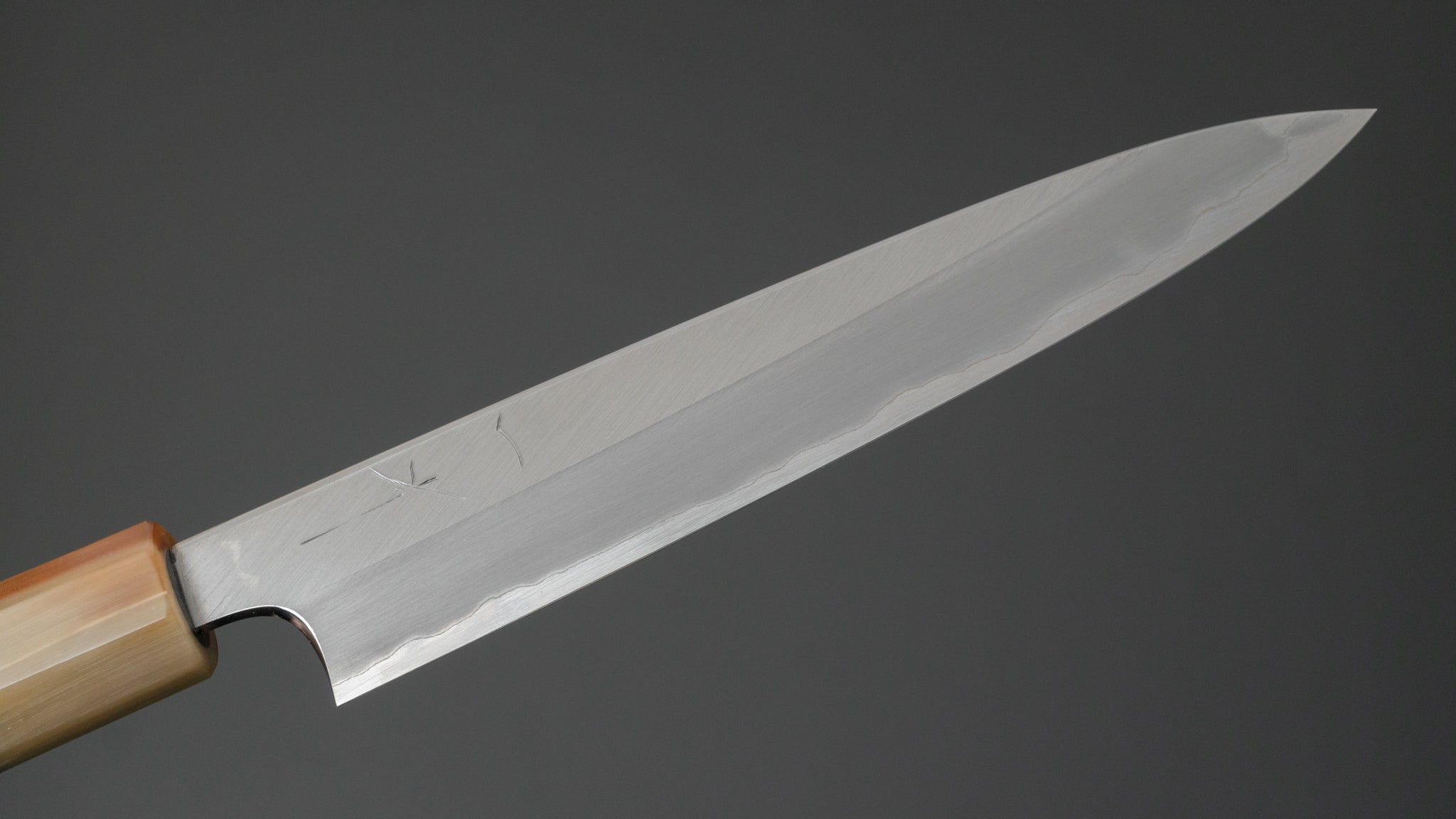 Hitohira Togashi Blue #1 Stainless Clad Migaki Petty Knife 165mm with Ziricote Handle - Japanese Chef Knife for Slicing, Peeling & Precision Cutting - Perfect for Home Cooks & Professional Kitchens