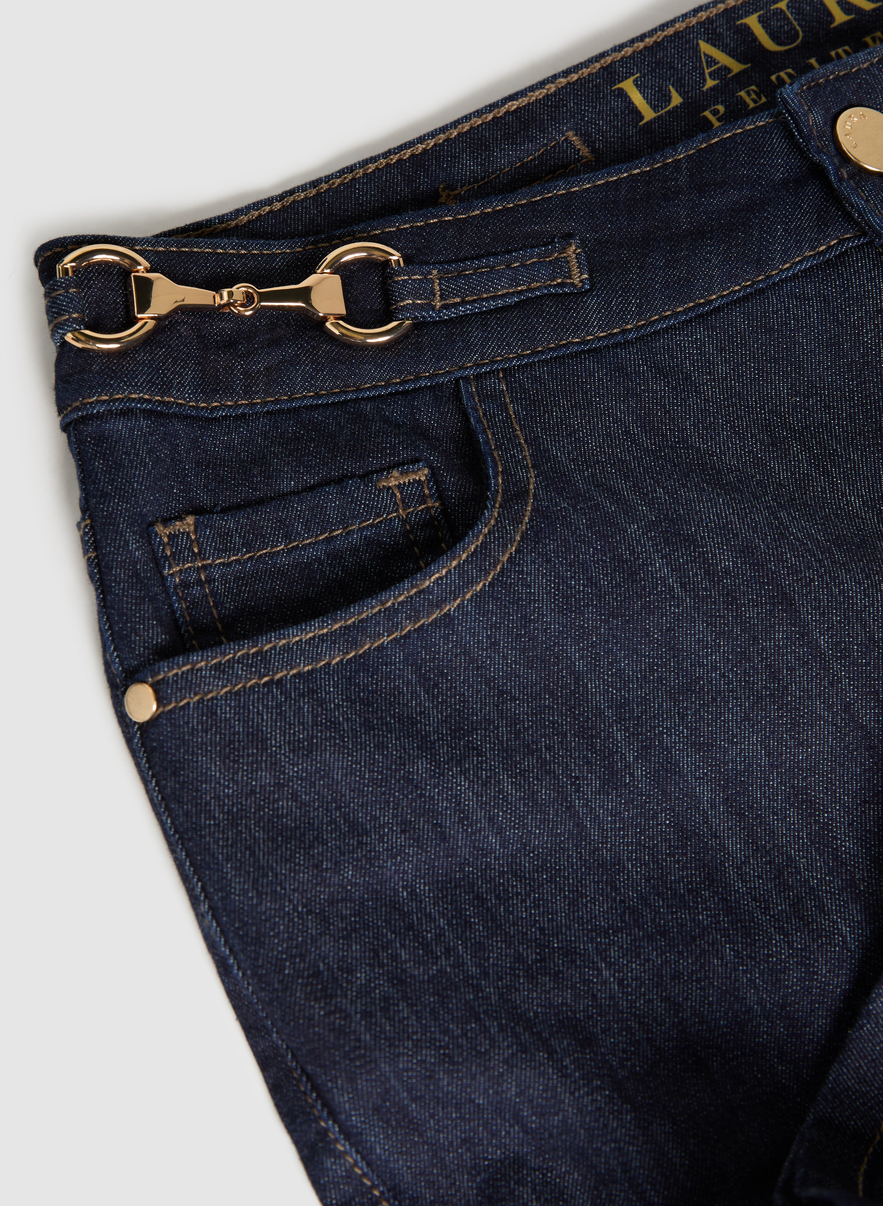 Flare Detailed Jeans for Women - High Waisted Stretch Denim Pants with Embroidery | Perfect for Casual Outfits, Date Nights & Boho Style