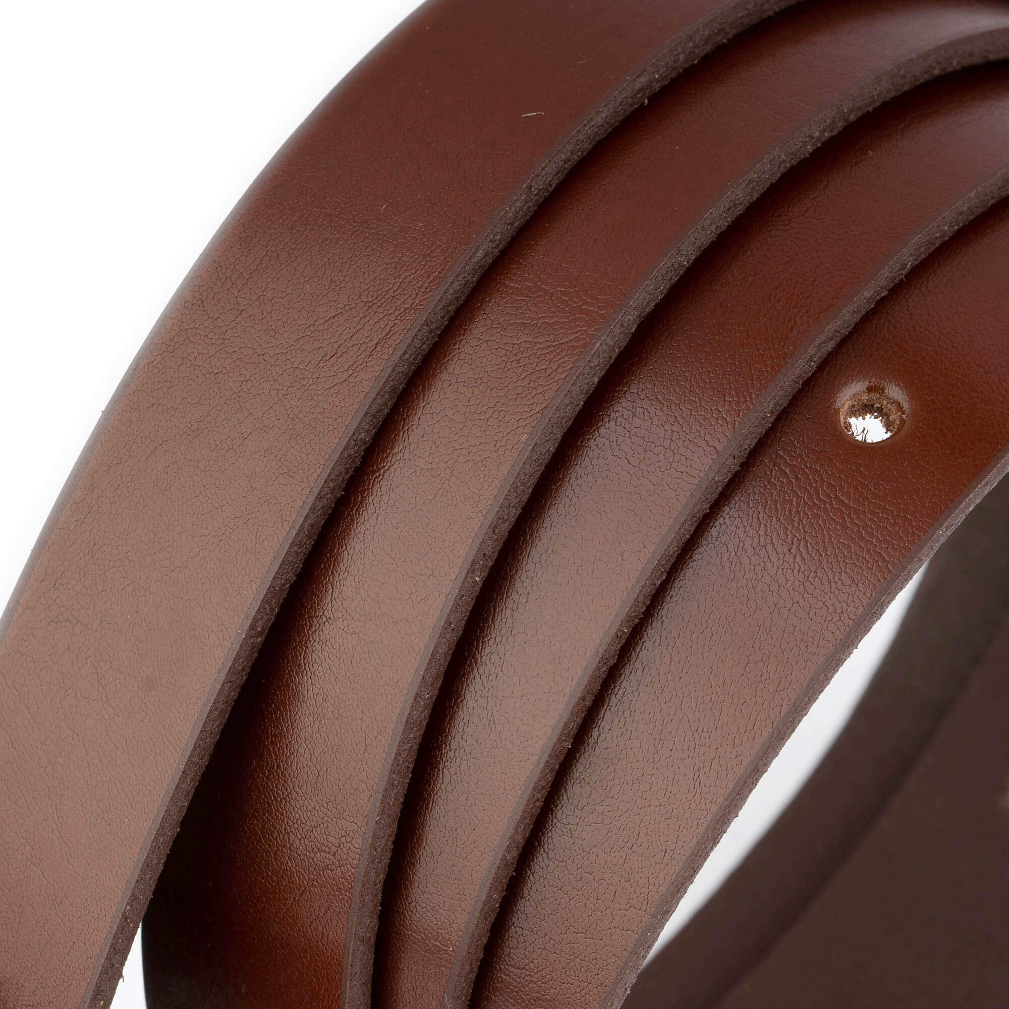 2.0 cm Dark Brown Genuine Leather Belt Strap for Dunhill Buckles - Women's Replacement Accessory - Perfect for Office, Casual Wear & Gift Giving