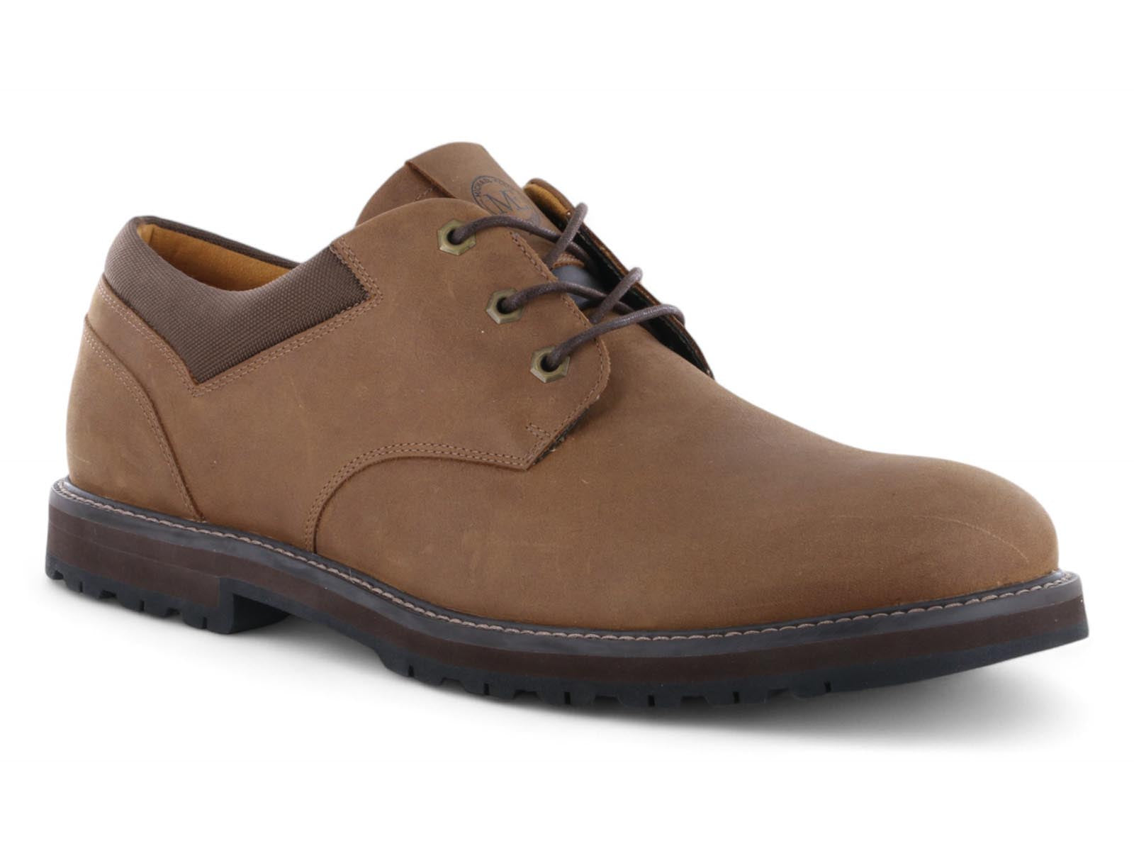 Michael Ellis Woodrow Oxford Brown Men's Dress Shoes - Classic Formal Business & Wedding Shoes for Men - Premium Leather Comfortable Office & Party Footwear