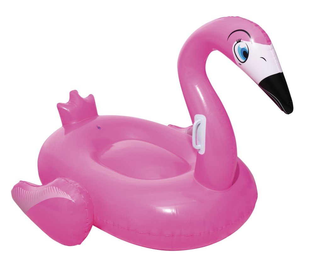 Bestway Giant Inflatable Flamingo Float Rose Pink 135