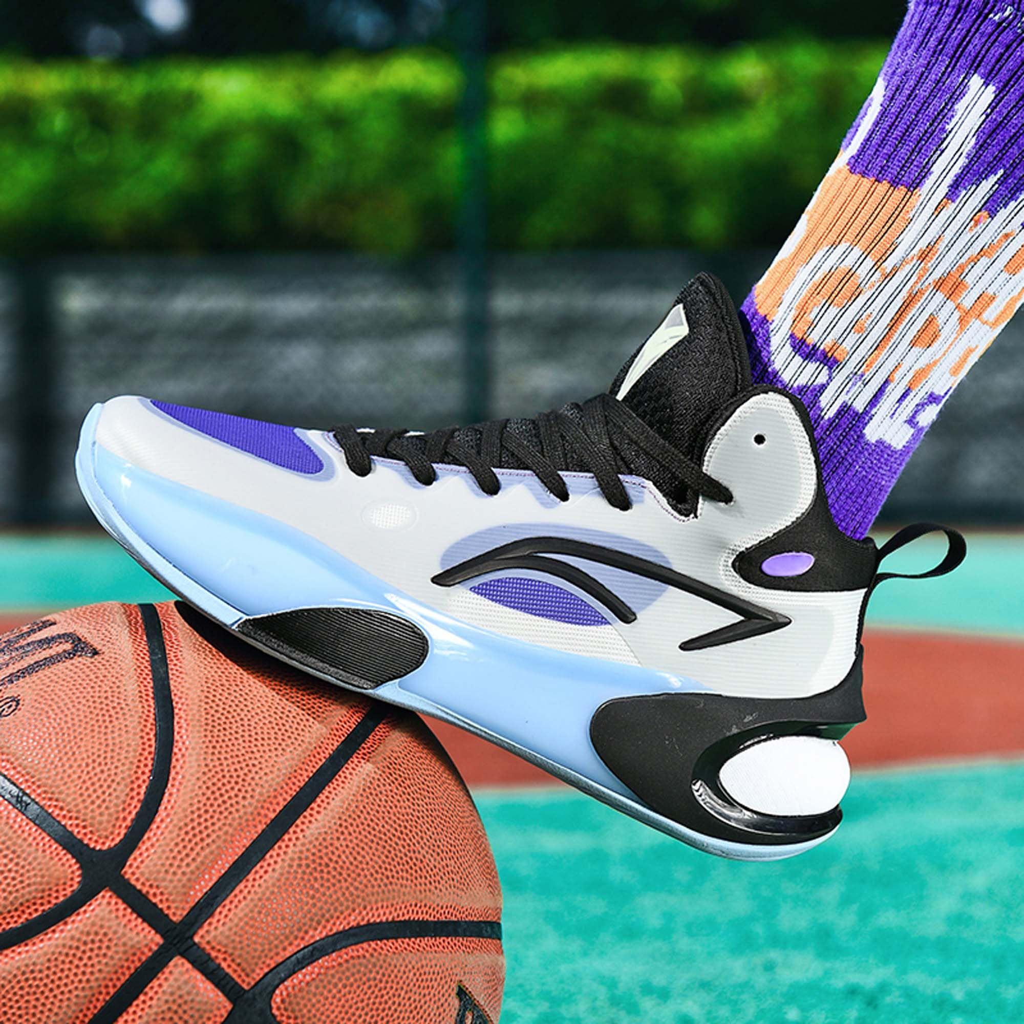 Lightweight Rebound Basketball Shoes for Men & Women - Non-Slip Cushioning Sneakers with Comfortable Soft Sole for Running, Sports & Casual Street Walking