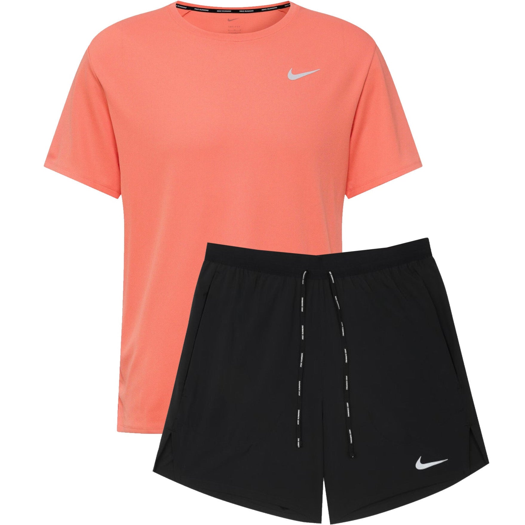 Nike Miler Running Set 1 - Lightweight Performance Shorts & Top for Men & Women - Perfect for Jogging, Gym Workouts & Outdoor Training