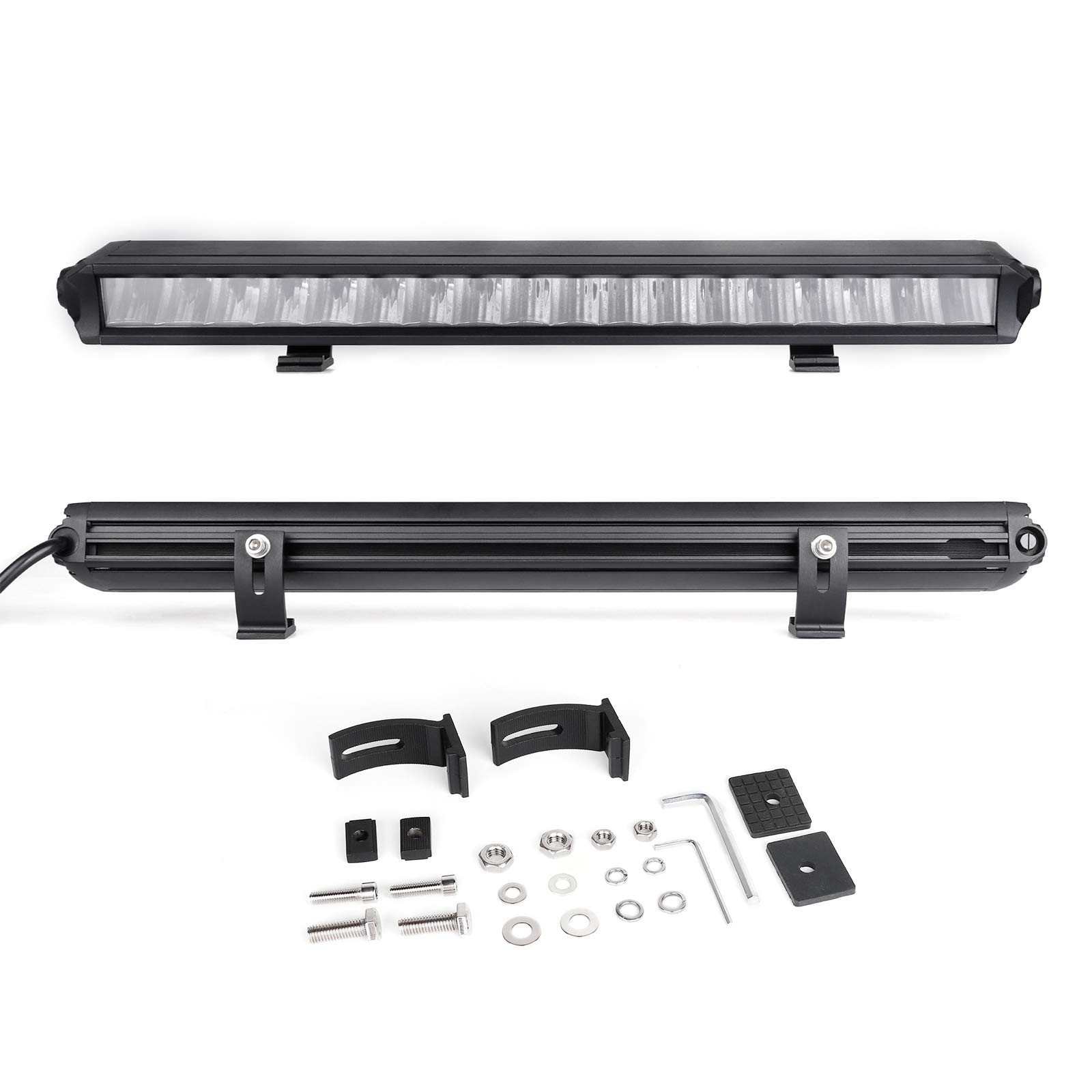 XKGLOW 20-Inch 2nd Generation Razor Light - High Beam, Driving, Fog & Strobe Combo with Wire & Switch - Perfect for Off-Road, Trucks & Emergency Vehicles