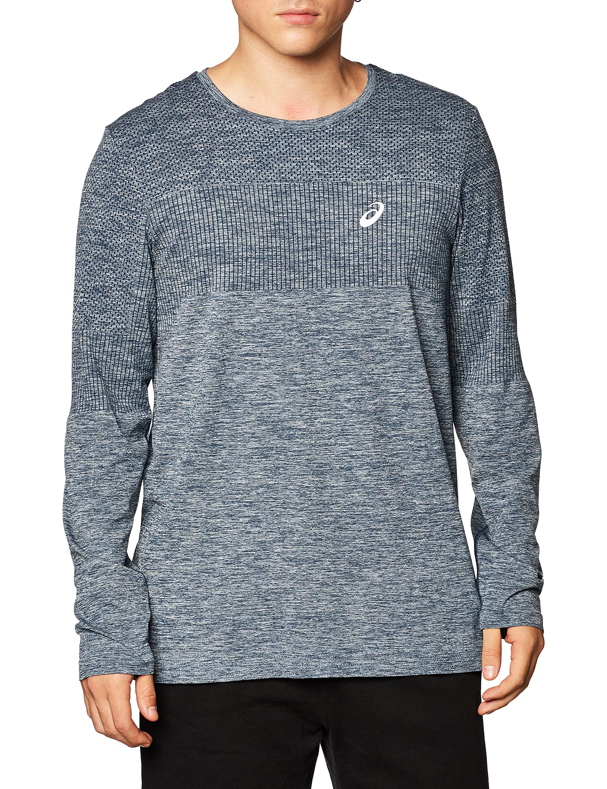 ASICS Men's Race Seamless Long Sleeve Running Shirt - Lightweight Moisture-Wicking Performance Top for Marathon, Training & Cold Weather Running