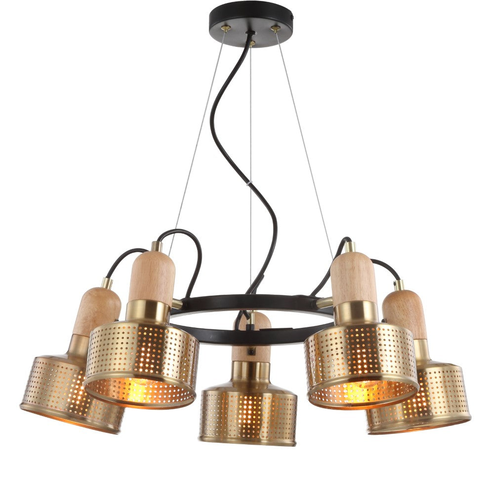 Adjustable Metal LED Chandelier Spotlight - Modern Gallery Lighting Fixture for Living Room, Dining Room & Bedroom Decoration